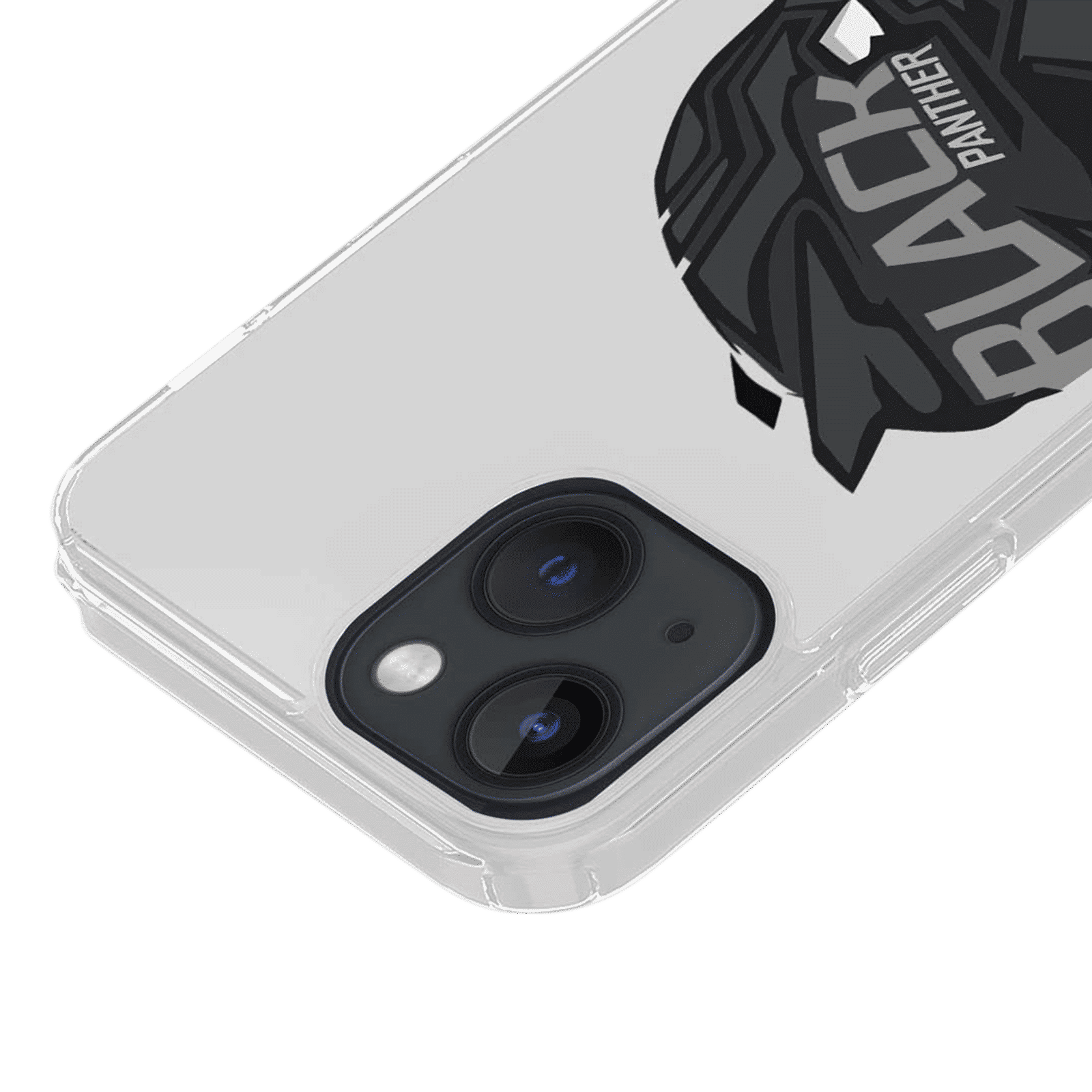 Macmerise Black Panther Art Silicone Back Cover for Apple iPhone 14 (Supports Wireless Charging, Multi Color)_9