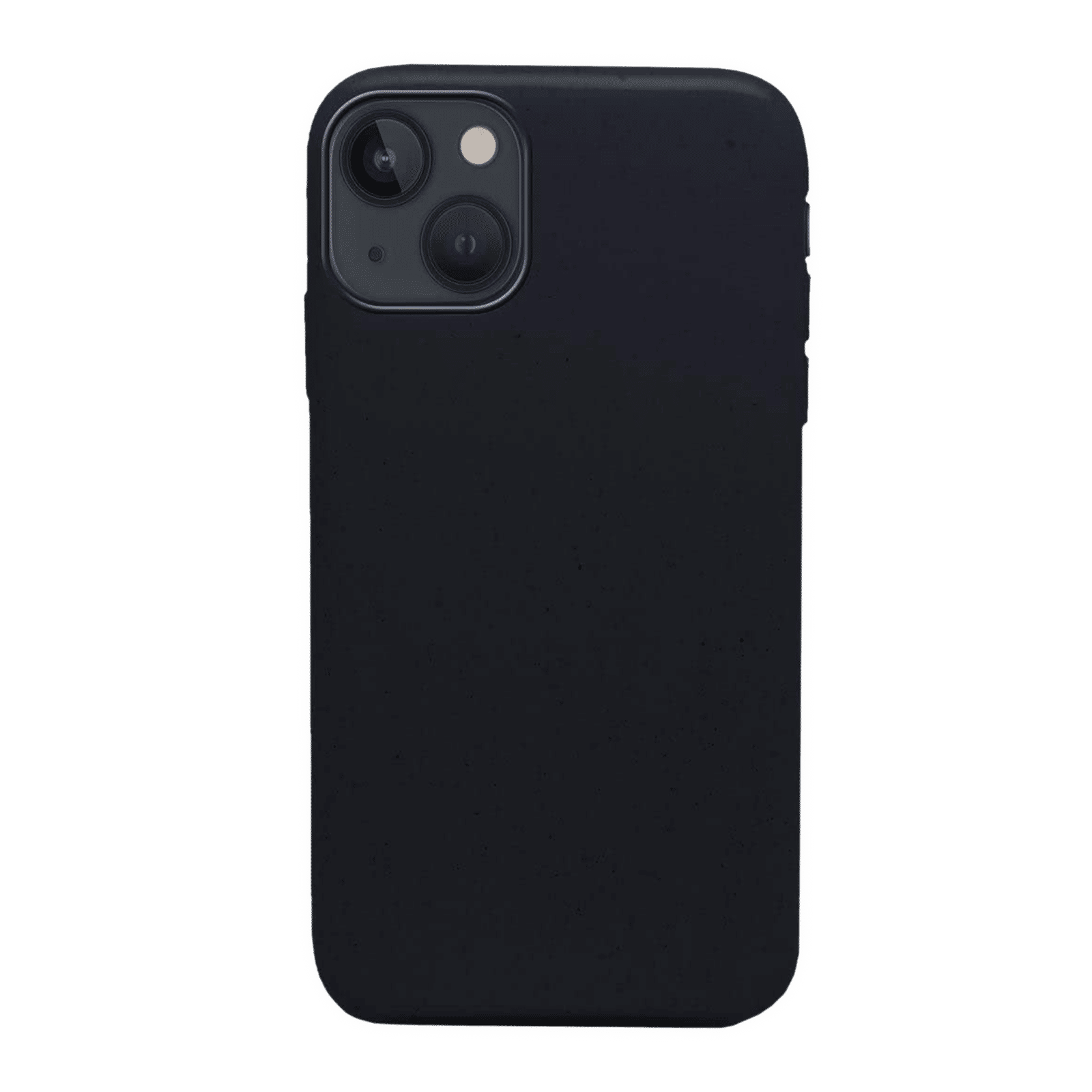 Macmerise Eco-ver Soft Bamboo & Starch Based Material Back Cover for Apple iPhone 14 Plus (Supports Wireless Charging, Bold Black)_1