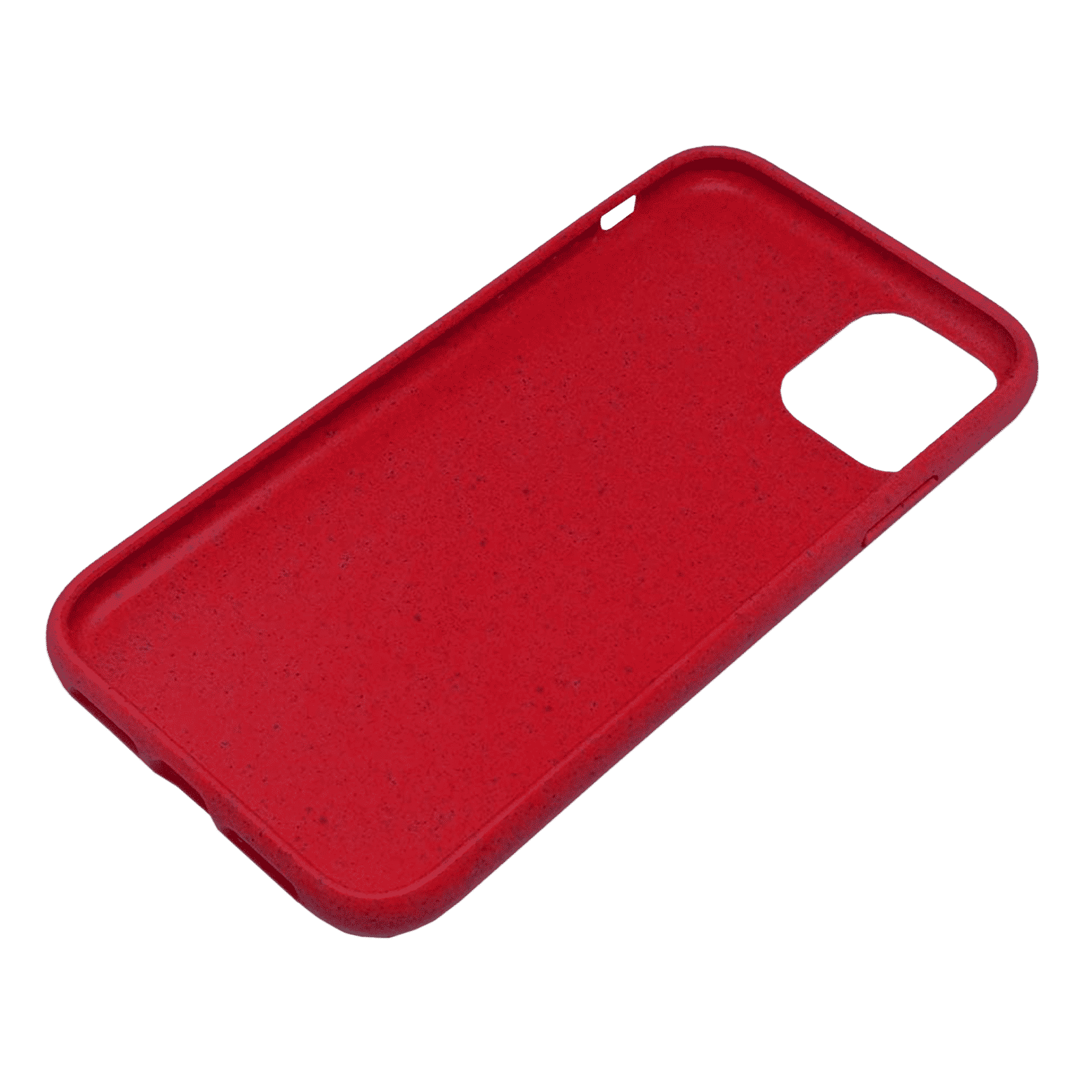 Macmerise Eco-ver Soft Bamboo & Starch Based Material Back Cover for Apple iPhone 14 (Supports Wireless Charging, Crimson Red)_6
