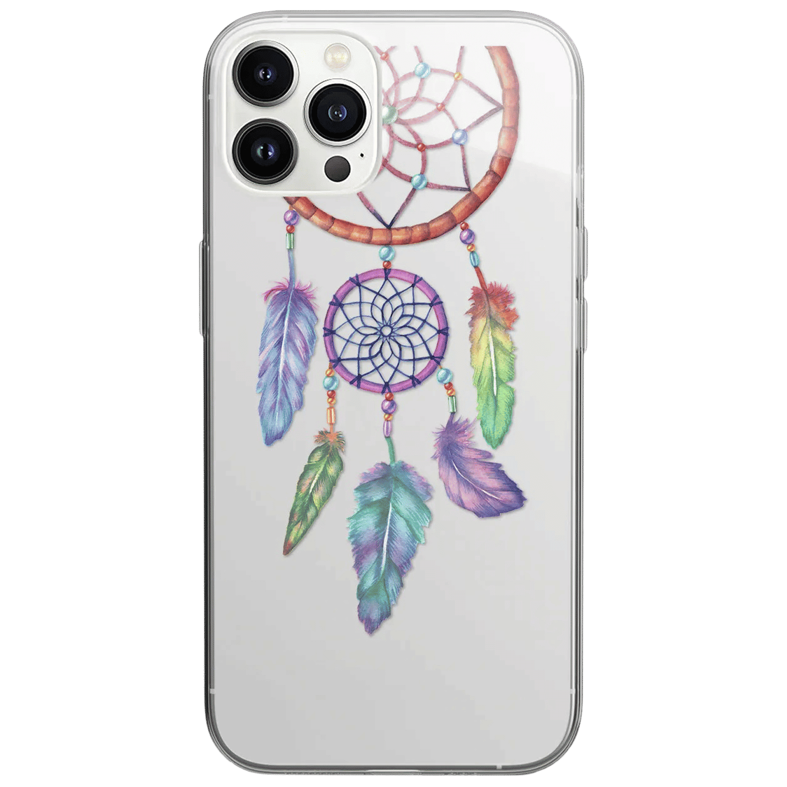 Macmerise Dream Catcher Feathers Liquid Silicone Back Cover for Apple iPhone 14 Pro Max (Supports Wireless Charging, Multi Color) Macmerise Dream Catcher Feathers Liquid Silicone Back Cover for Apple iPhone 14 Pro Max (Supports Wireless Charging, Multi Color)_3