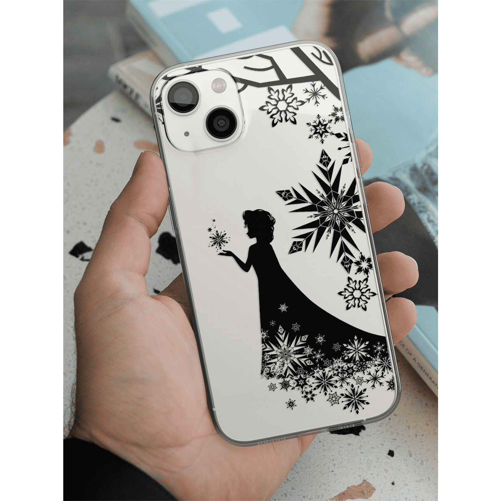 Macmerise Elsa Silhouette Silicone Back Cover for Apple iPhone 14 Plus (Supports Wireless Charging, Multi Color) Macmerise Elsa Silhouette Silicone Back Cover for Apple iPhone 14 Plus (Supports Wireless Charging, Multi Color)_7