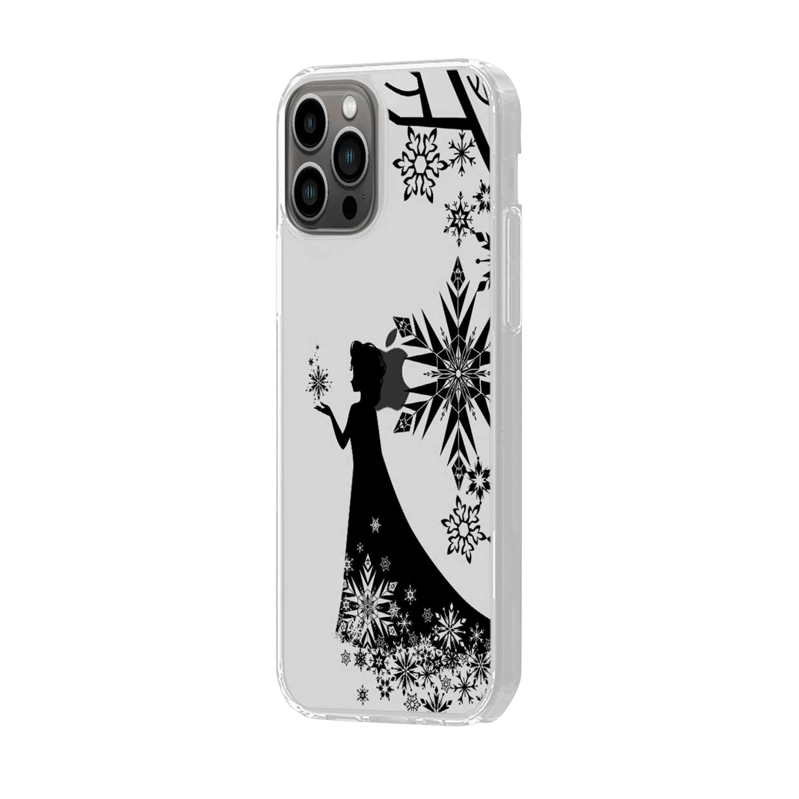 Macmerise Elsa Silhouette Silicone Back Cover for Apple iPhone 14 Pro (Supports Wireless Charging, Multi Color)_9