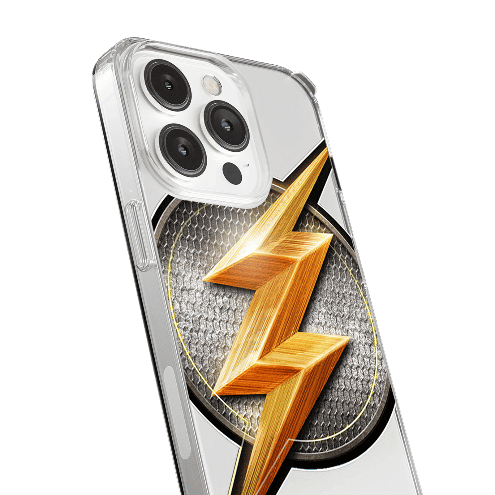 Macmerise Flash Storm Silicone Back Cover for Apple iPhone 14 Pro (Supports Wireless Charging, Multi Color)_7