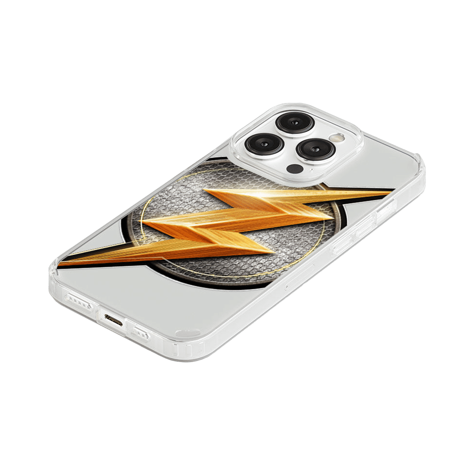 Macmerise Flash Storm Silicone Back Cover for Apple iPhone 14 Pro (Supports Wireless Charging, Multi Color)_8