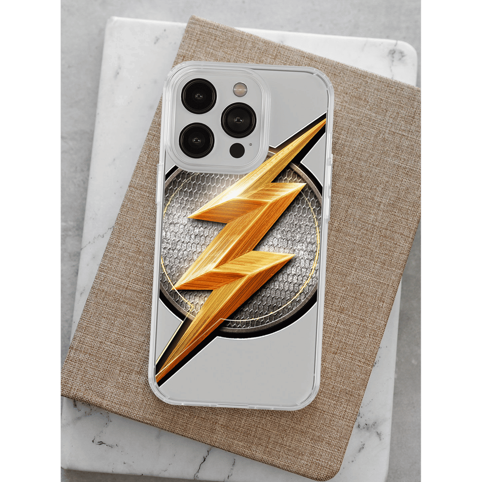 Macmerise Flash Storm Silicone Back Cover for Apple iPhone 14 Pro (Supports Wireless Charging, Multi Color)_3