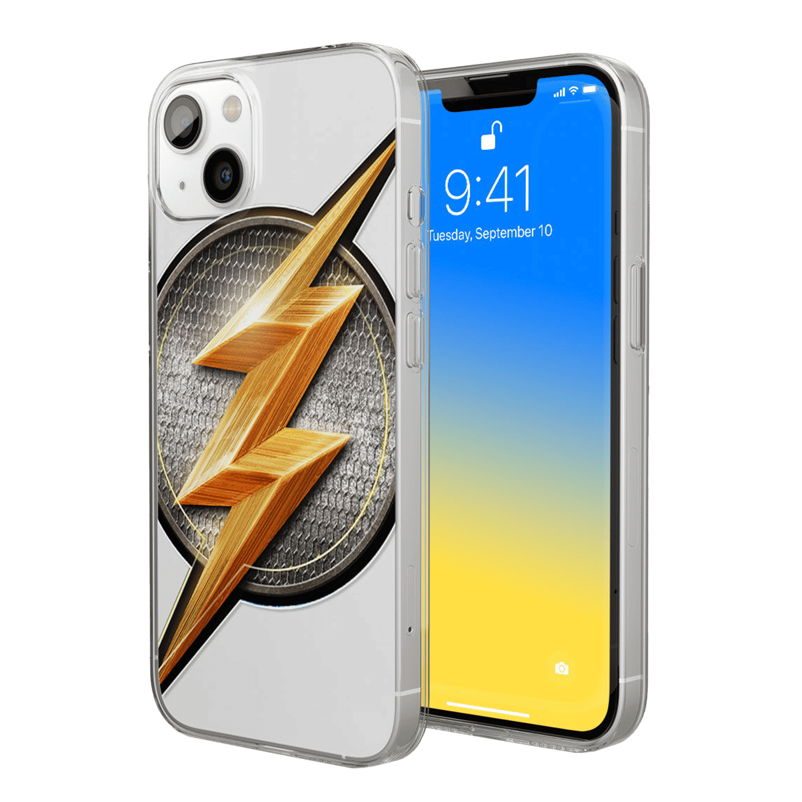 Macmerise Flash Storm Silicone Back Cover for Apple iPhone 14 (Supports Wireless Charging, Multi Color)_9