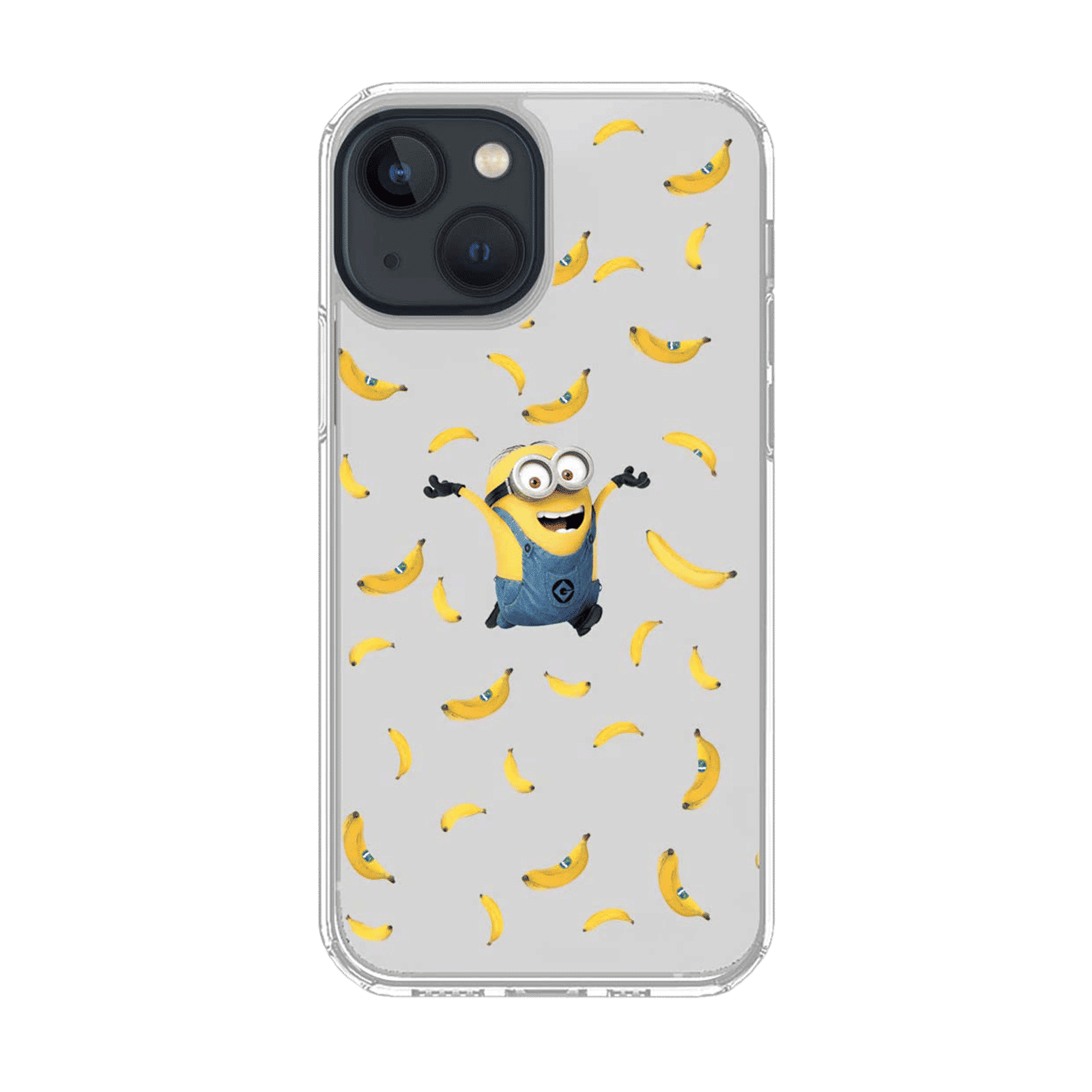 Macmerise Go Bananas Silicone Back Cover for Apple iPhone 14 Plus (Supports Wireless Charging, Multi Color)_8