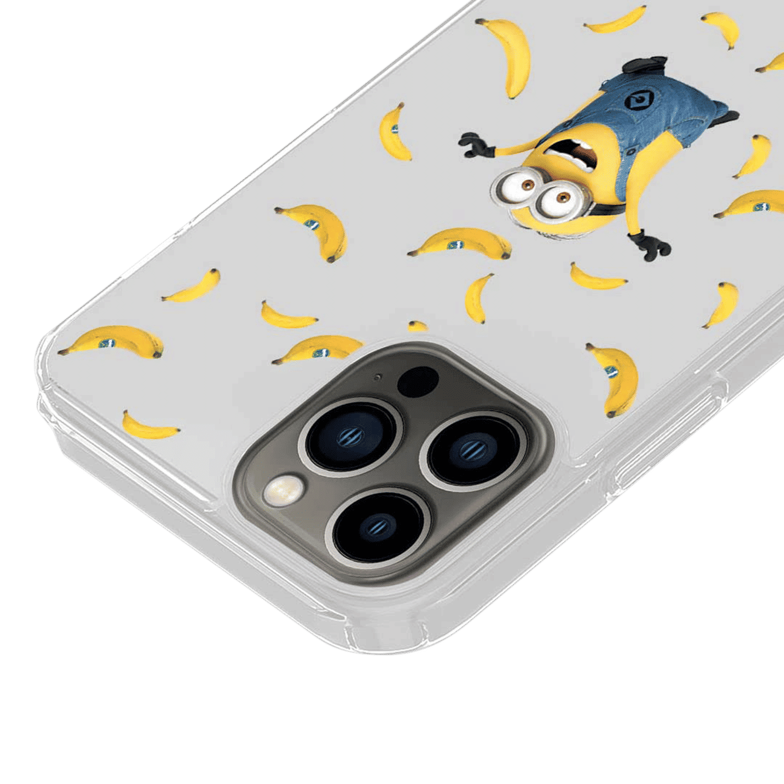 Macmerise Go Bananas Silicone Back Cover for Apple iPhone 14 Pro Max (Supports Wireless Charging, Multi Color)_11