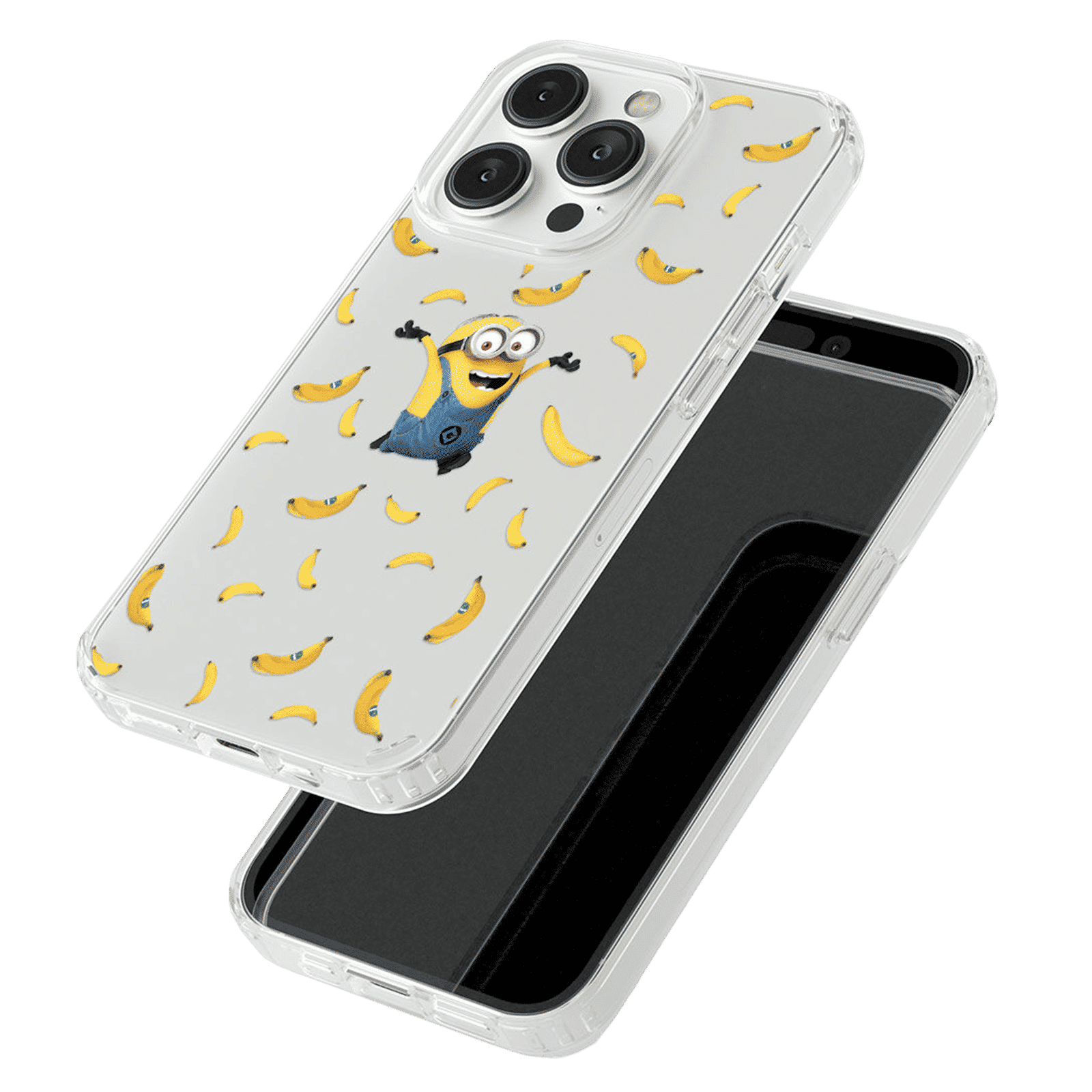 Macmerise Go Bananas Silicone Back Cover for Apple iPhone 14 Pro Max (Supports Wireless Charging, Multi Color)_6