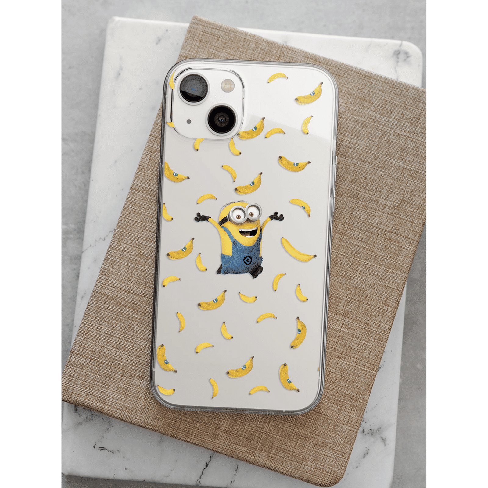 Macmerise Go Bananas Silicone Back Cover for Apple iPhone 14 (Supports Wireless Charging, Multi Color)_4