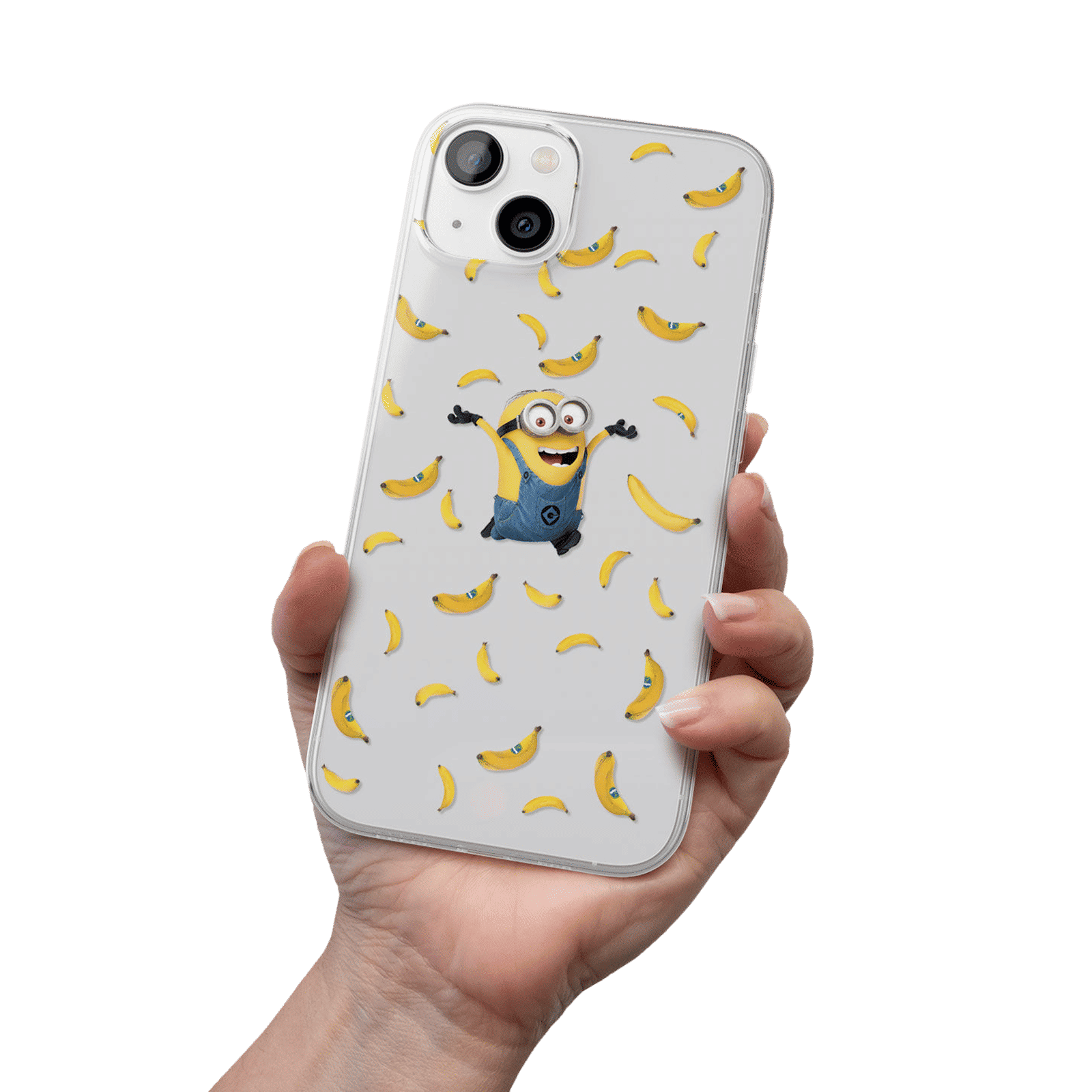 Macmerise Go Bananas Silicone Back Cover for Apple iPhone 14 (Supports Wireless Charging, Multi Color)_7