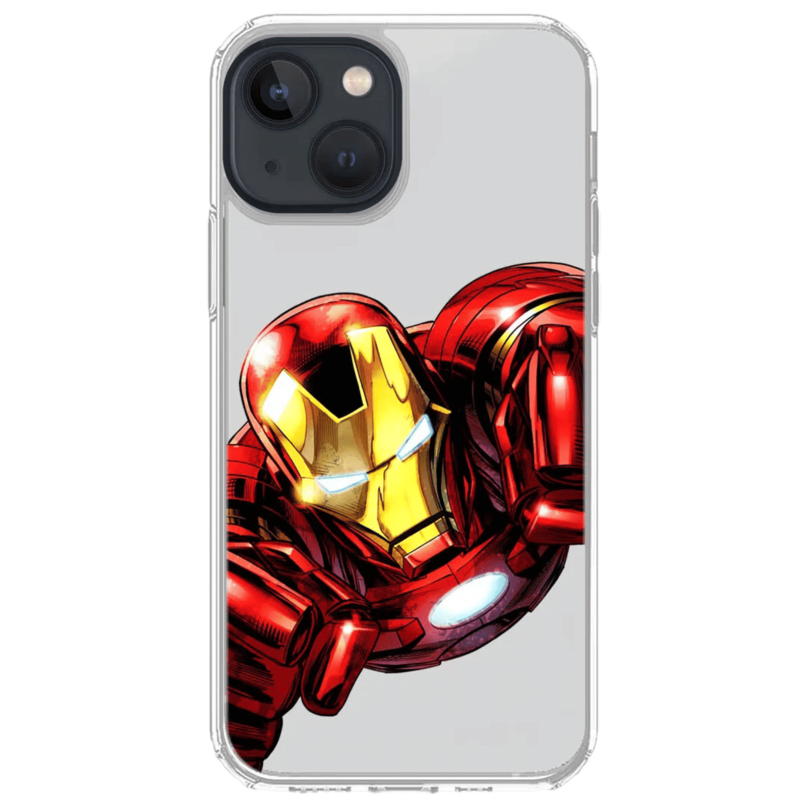 Macmerise Ironvenger Silicone Back Cover for Apple iPhone 14 Plus (Supports Wireless Charging, Multi Color)_8