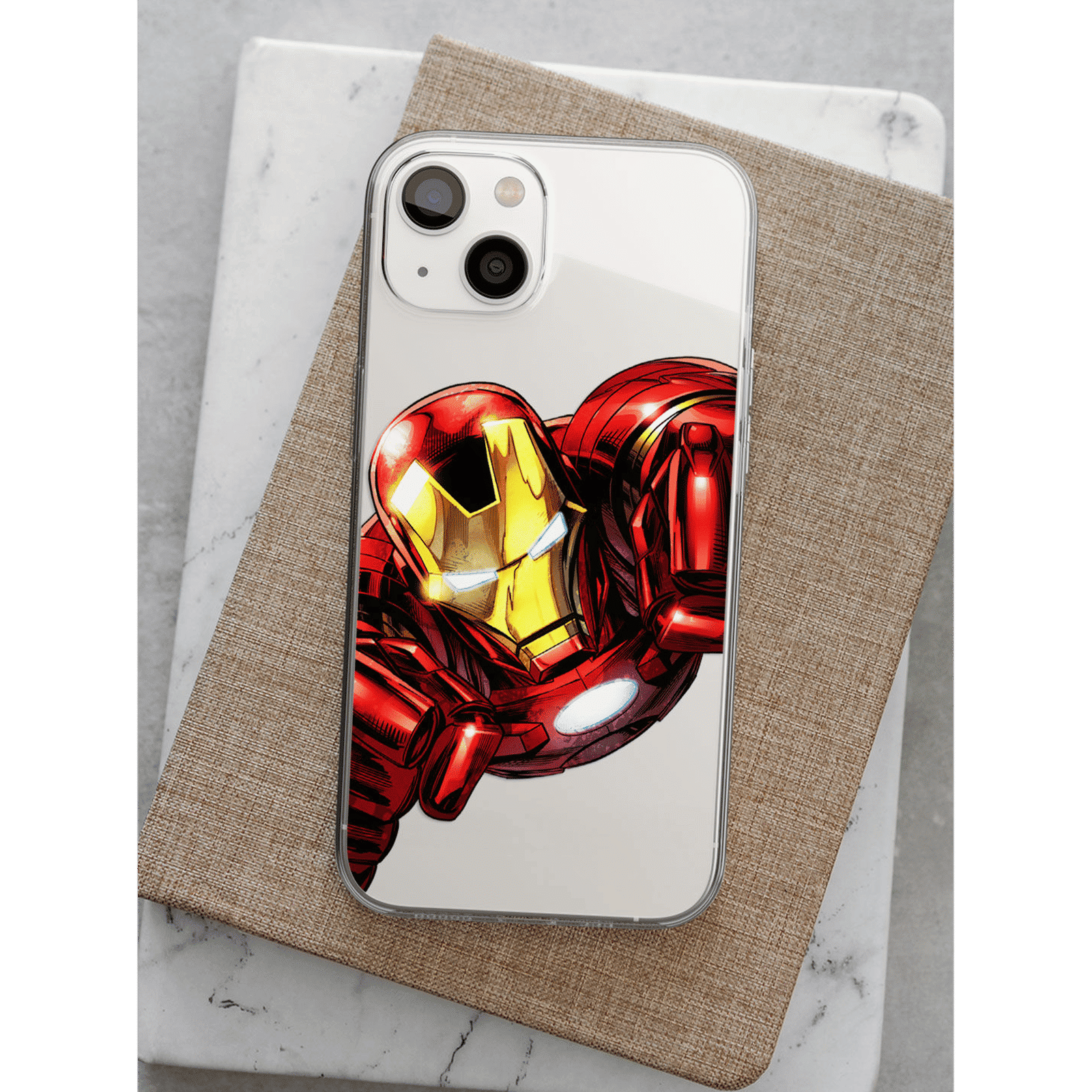 Macmerise Ironvenger Silicone Back Cover for Apple iPhone 14 Plus (Supports Wireless Charging, Multi Color)_3