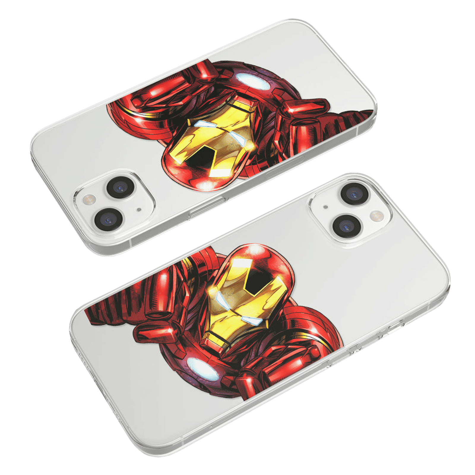 Macmerise Ironvenger Silicone Back Cover for Apple iPhone 14 Plus (Supports Wireless Charging, Multi Color)_5