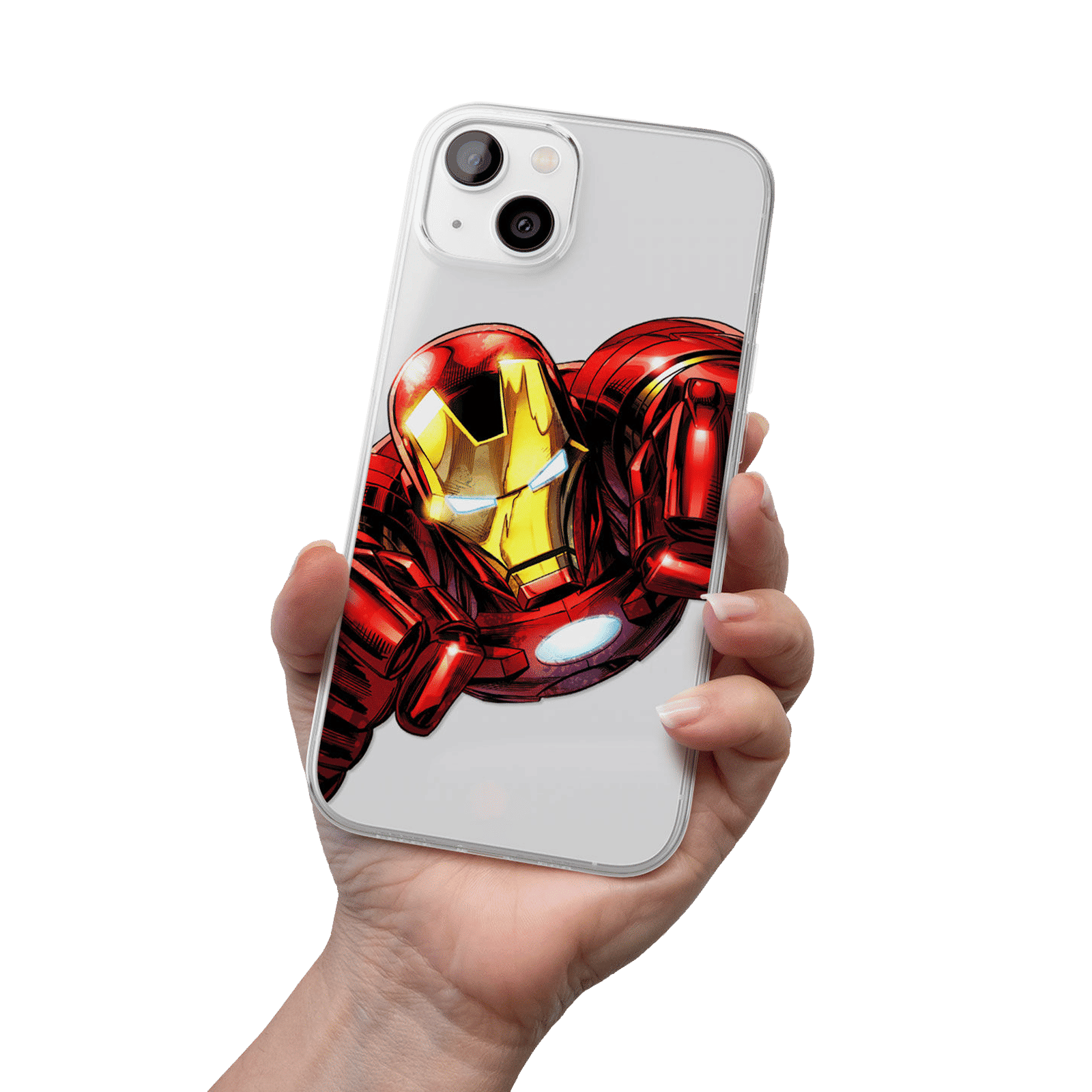 Macmerise Ironvenger Silicone Back Cover for Apple iPhone 14 Plus (Supports Wireless Charging, Multi Color)_6