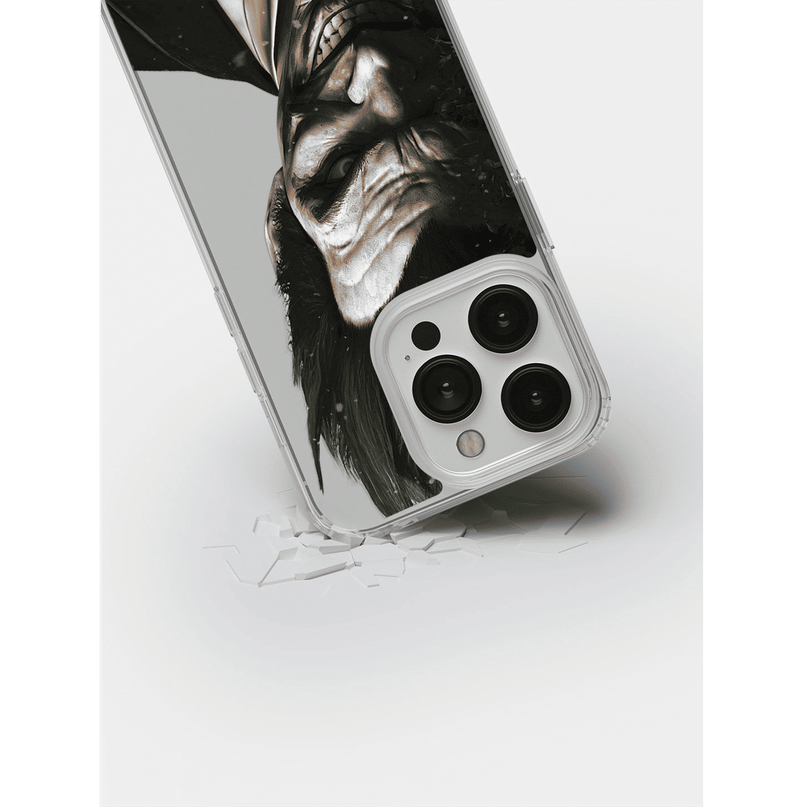 Macmerise Joker Withers Silicone Back Cover for Apple iPhone 14 Pro (Supports Wireless Charging, Multi Color)_6