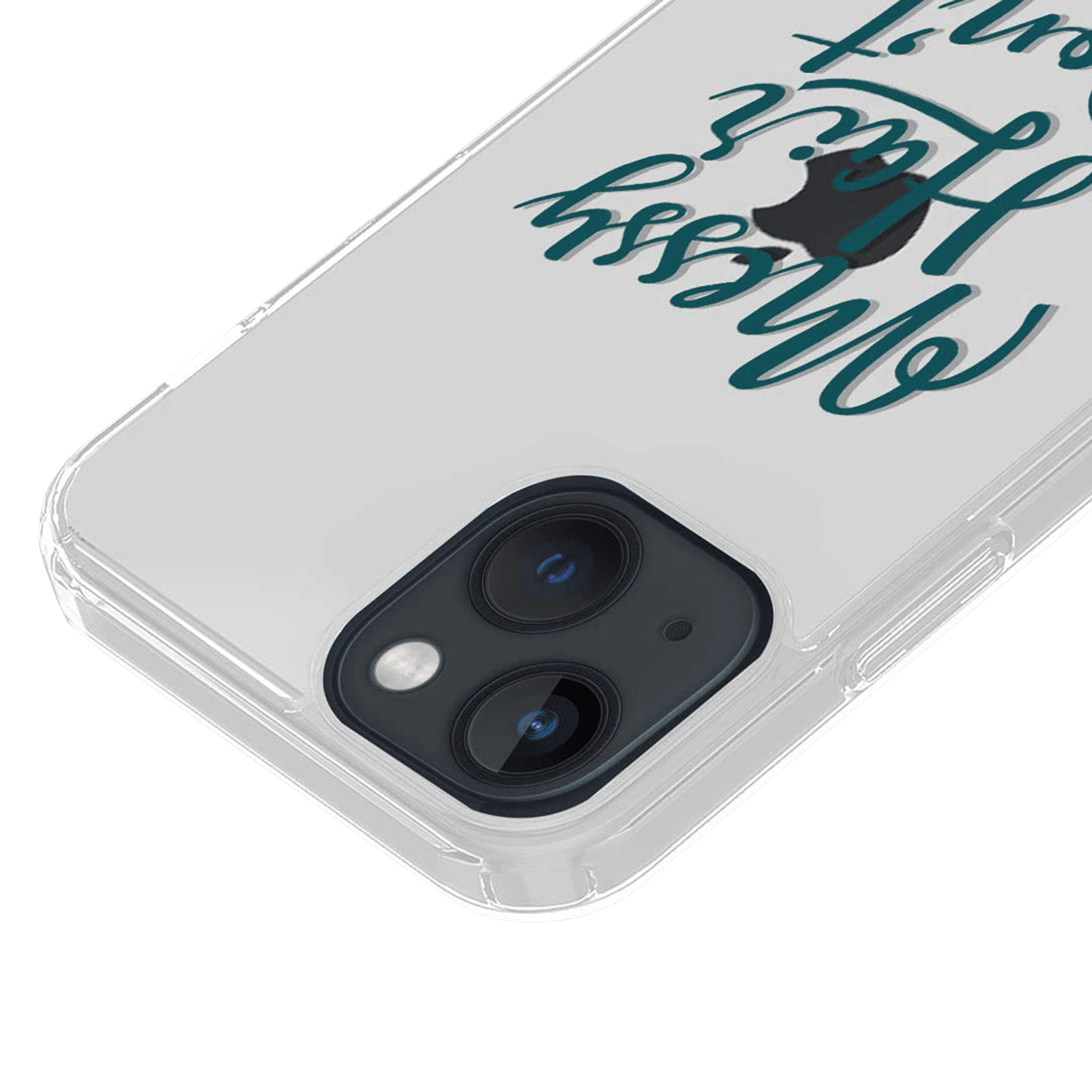 Macmerise Messy Hair Dont Care Silicone Back Cover for Apple iPhone 14 (Supports Wireless Charging, Clear)_11