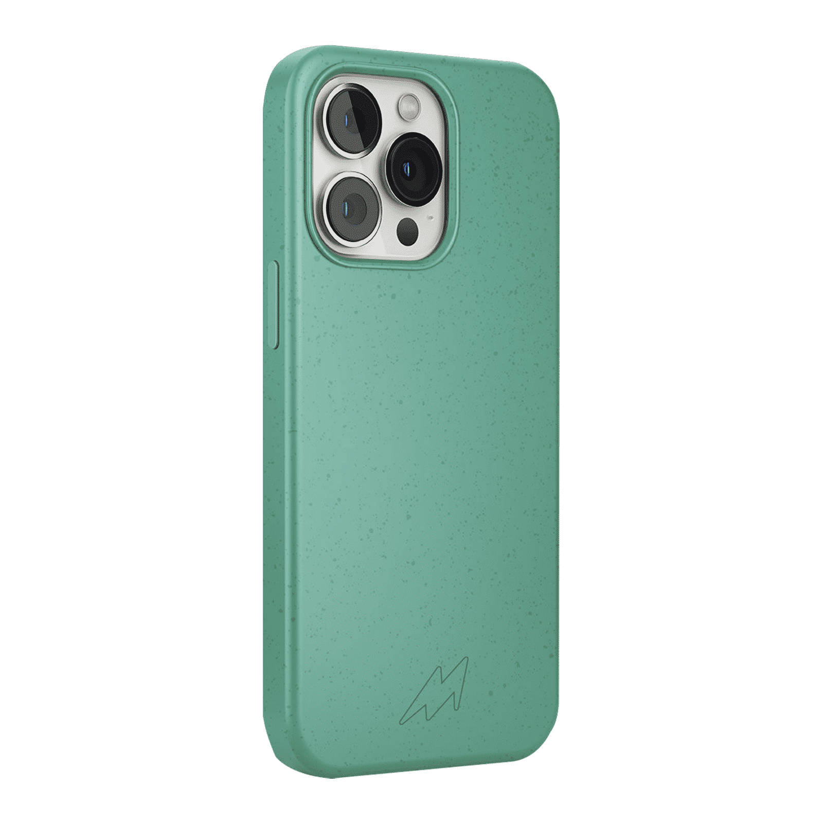 Macmerise Eco-ver Soft Bamboo & Starch Based Material Back Cover for Apple iPhone 14 Pro Max (Supports Wireless Charging, Mint Green)_4