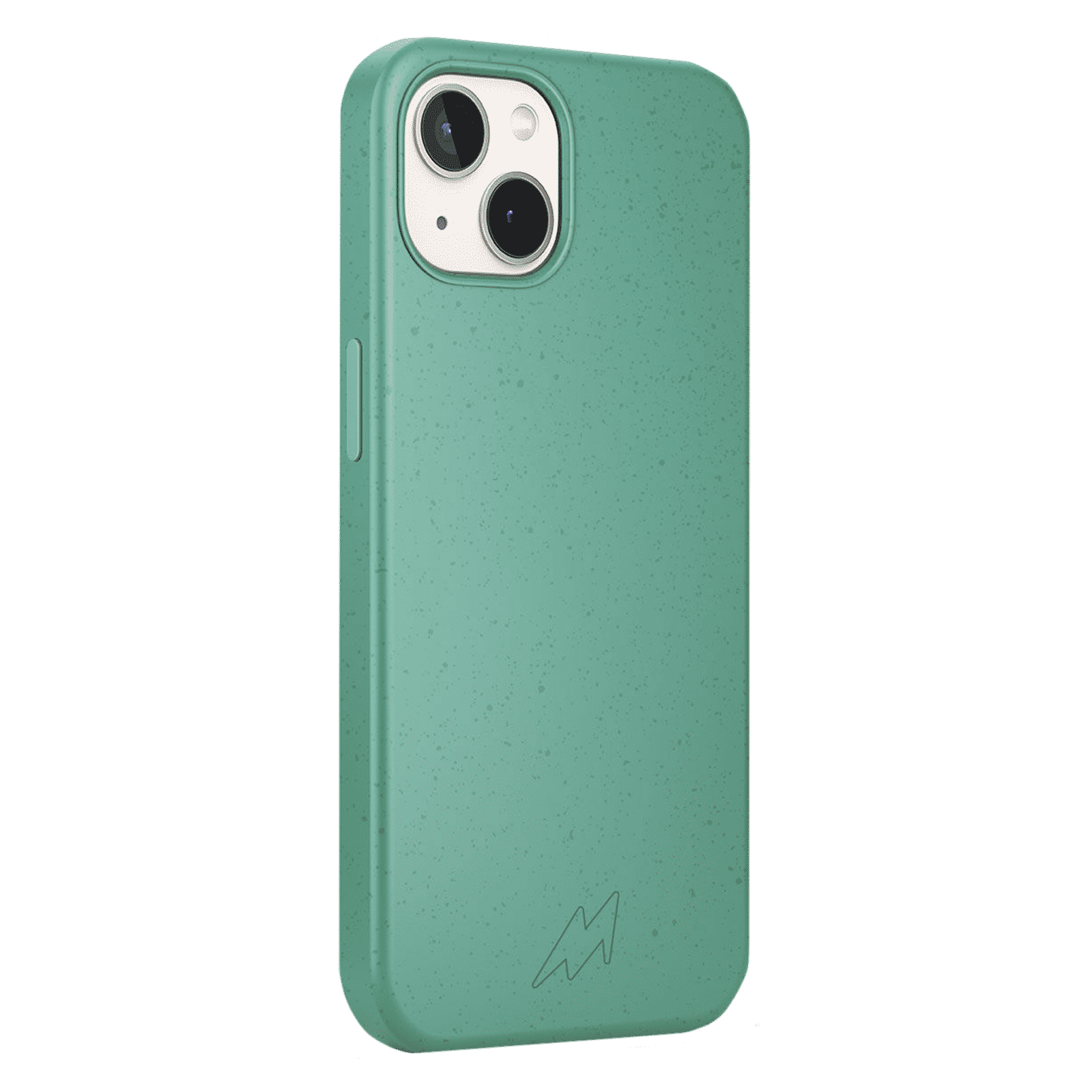 Macmerise Eco-ver Soft Bamboo & Starch Based Material Back Cover for Apple iPhone 14 (Supports Wireless Charging, Mint Green)_4