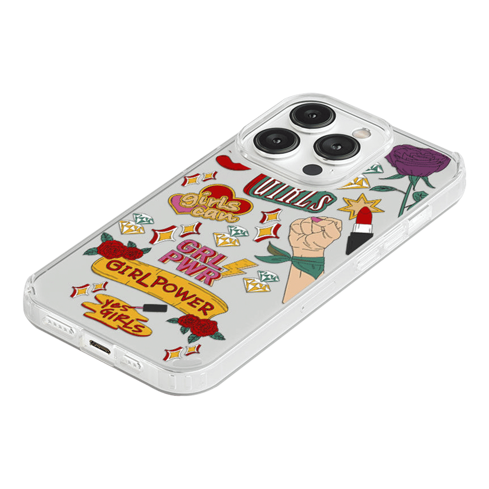 Macmerise SK Girl Power Silicone Back Cover for Apple iPhone 14 Pro (Supports Wireless Charging, Multi Color) Macmerise SK Girl Power Silicone Back Cover for Apple iPhone 14 Pro (Supports Wireless Charging, Multi Color)_7