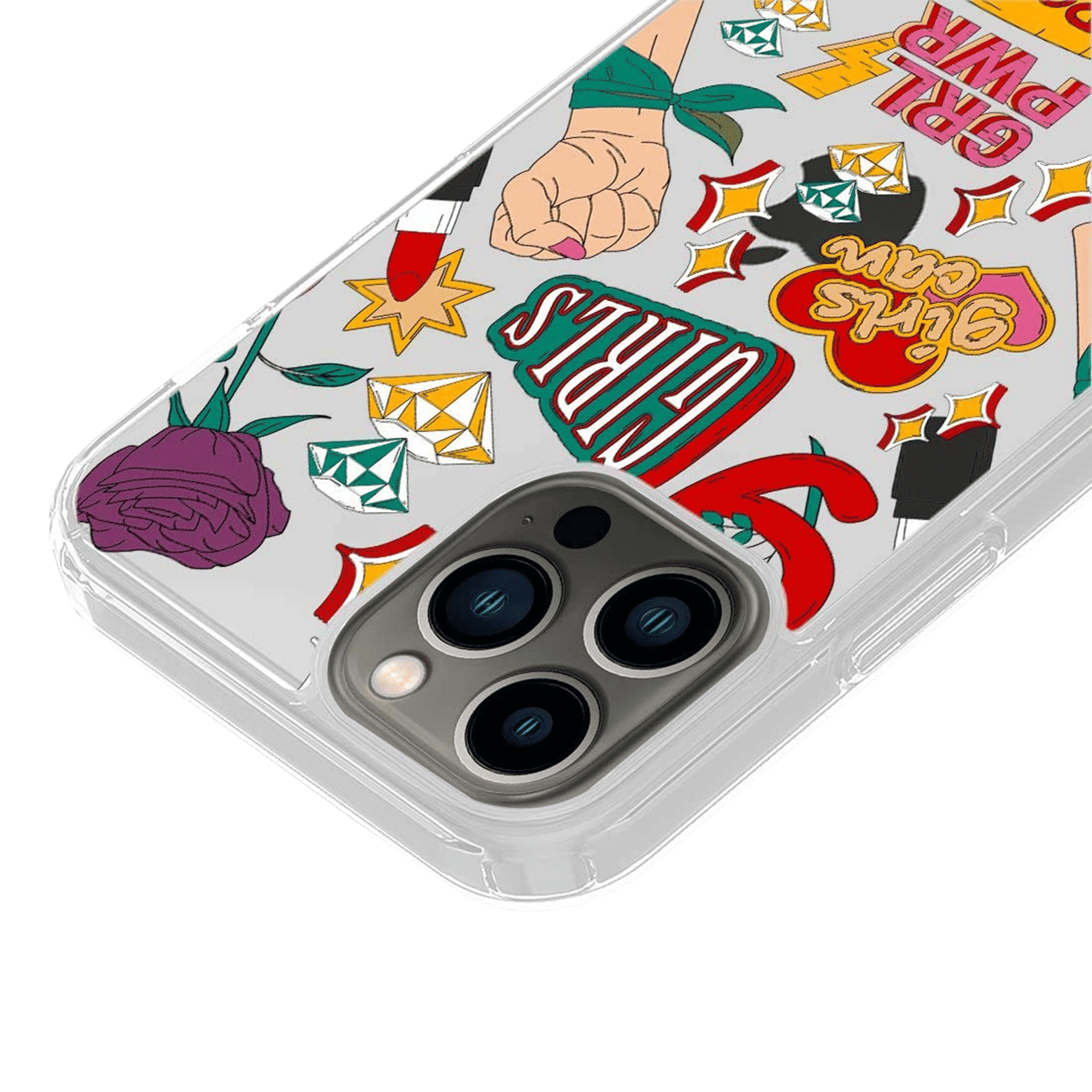 Macmerise SK Girl Power Silicone Back Cover for Apple iPhone 14 Pro (Supports Wireless Charging, Multi Color) Macmerise SK Girl Power Silicone Back Cover for Apple iPhone 14 Pro (Supports Wireless Charging, Multi Color)_11