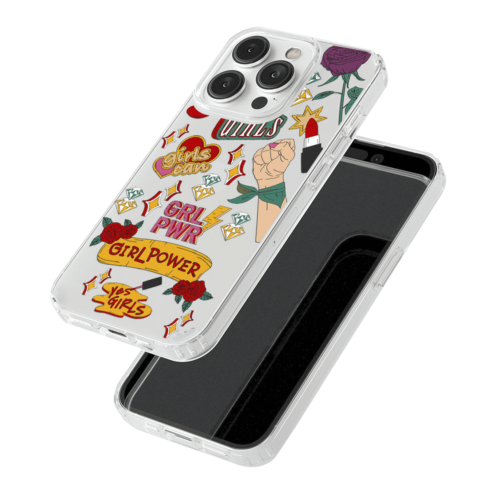 Macmerise SK Girl Power Silicone Back Cover for Apple iPhone 14 Pro (Supports Wireless Charging, Multi Color) Macmerise SK Girl Power Silicone Back Cover for Apple iPhone 14 Pro (Supports Wireless Charging, Multi Color)_6