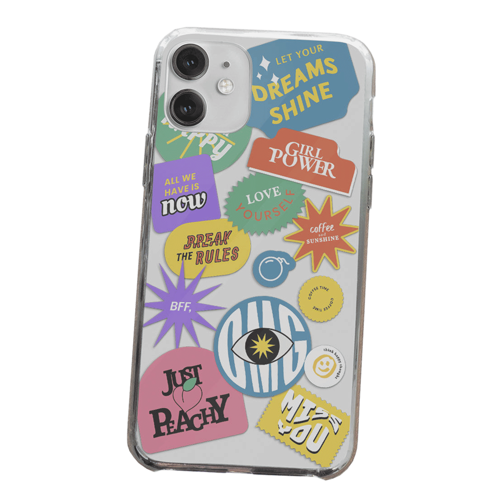 Macmerise SK Girl Power Silicone Back Cover for Apple iPhone 14 Plus (Supports Wireless Charging, Multi Color)_6