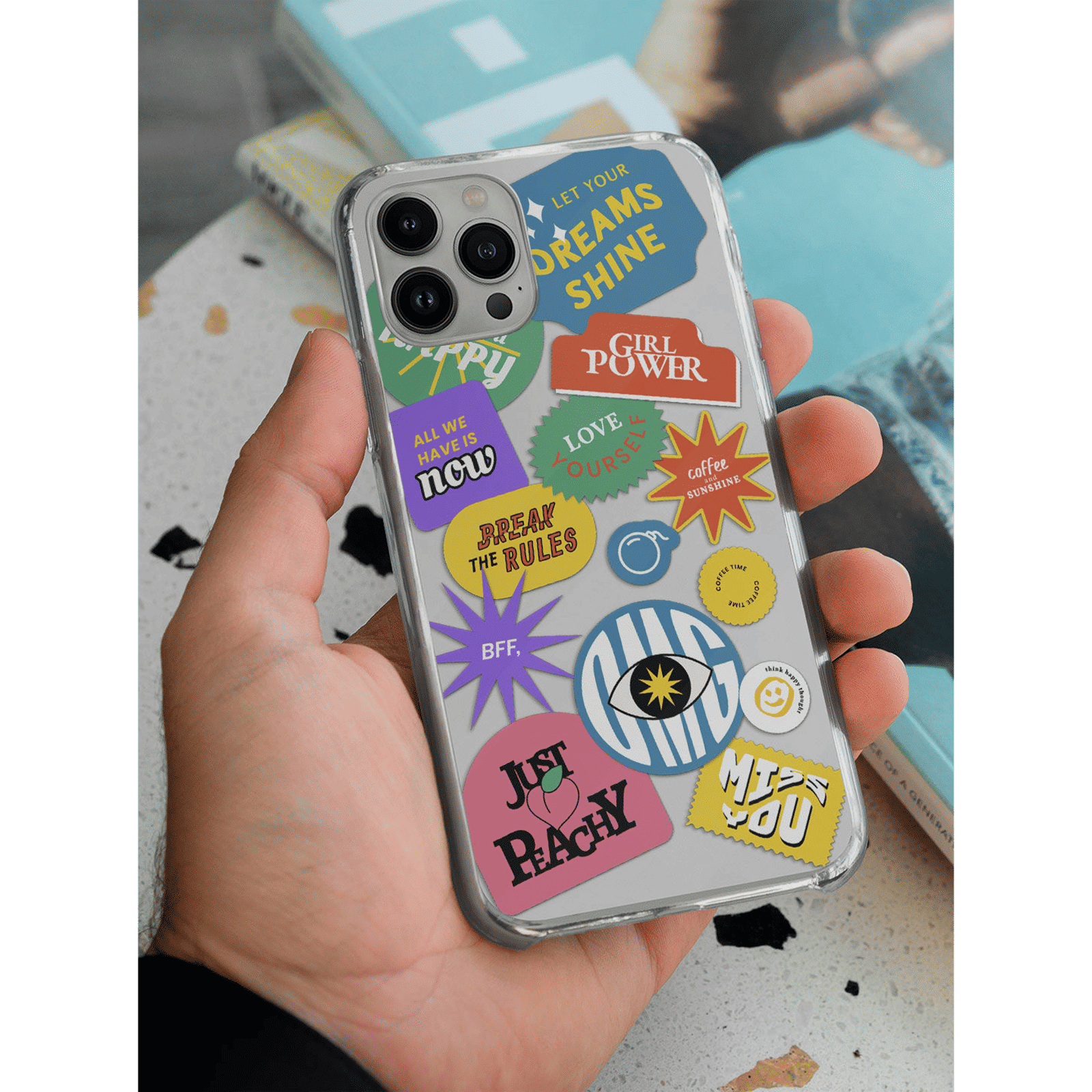 Macmerise SK Sassy Girl Silicone Back Cover for Apple iPhone 14 Pro (Supports Wireless Charging, Multi Color)_9