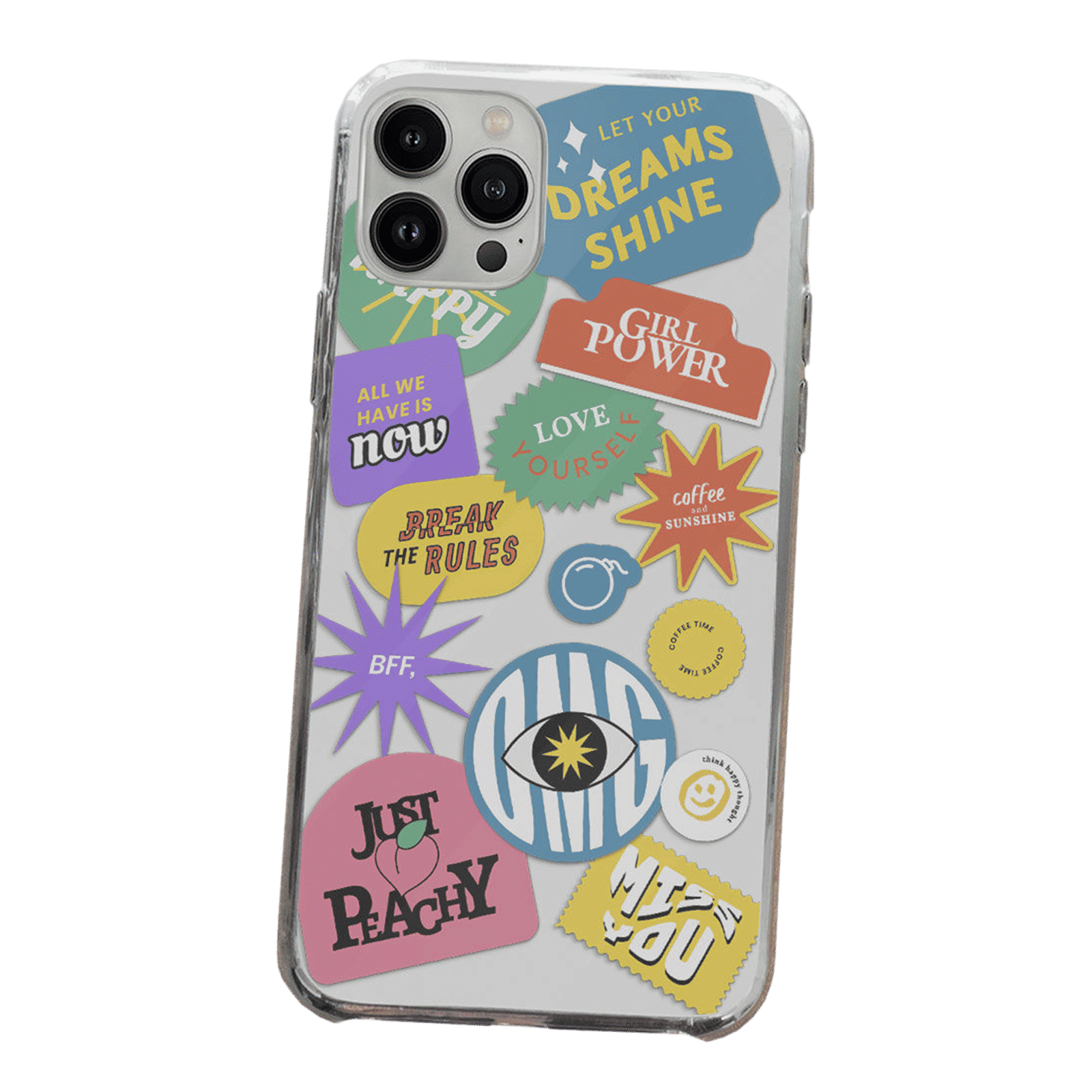 Macmerise SK Sassy Girl Silicone Back Cover for Apple iPhone 14 Pro (Supports Wireless Charging, Multi Color)_10