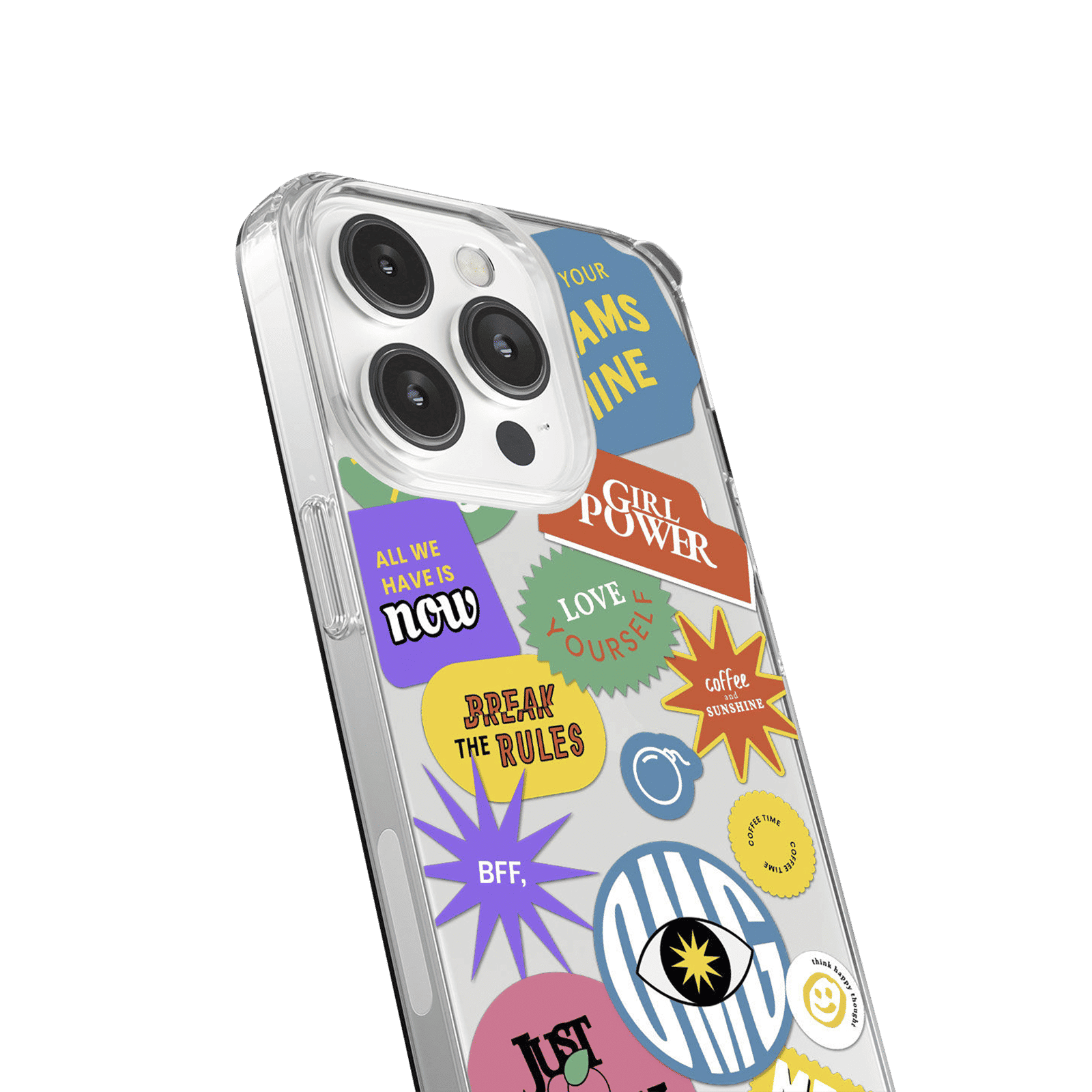 Macmerise SK Sassy Girl Silicone Back Cover for Apple iPhone 14 Pro (Supports Wireless Charging, Multi Color)_6