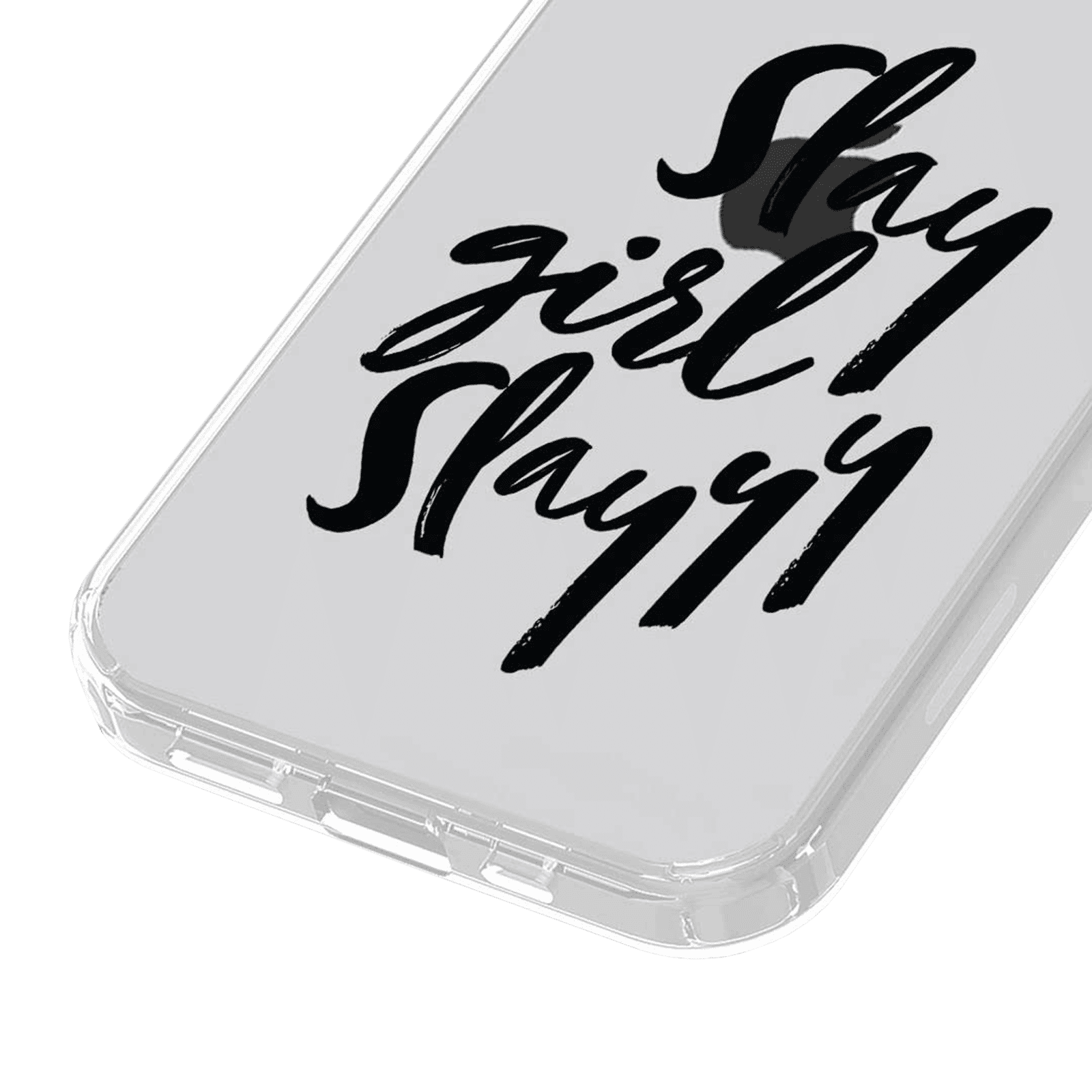 Macmerise Slay Girl Slay Silicone Back Cover for Apple iPhone 14 Plus (Supports Wireless Charging, Clear)_10