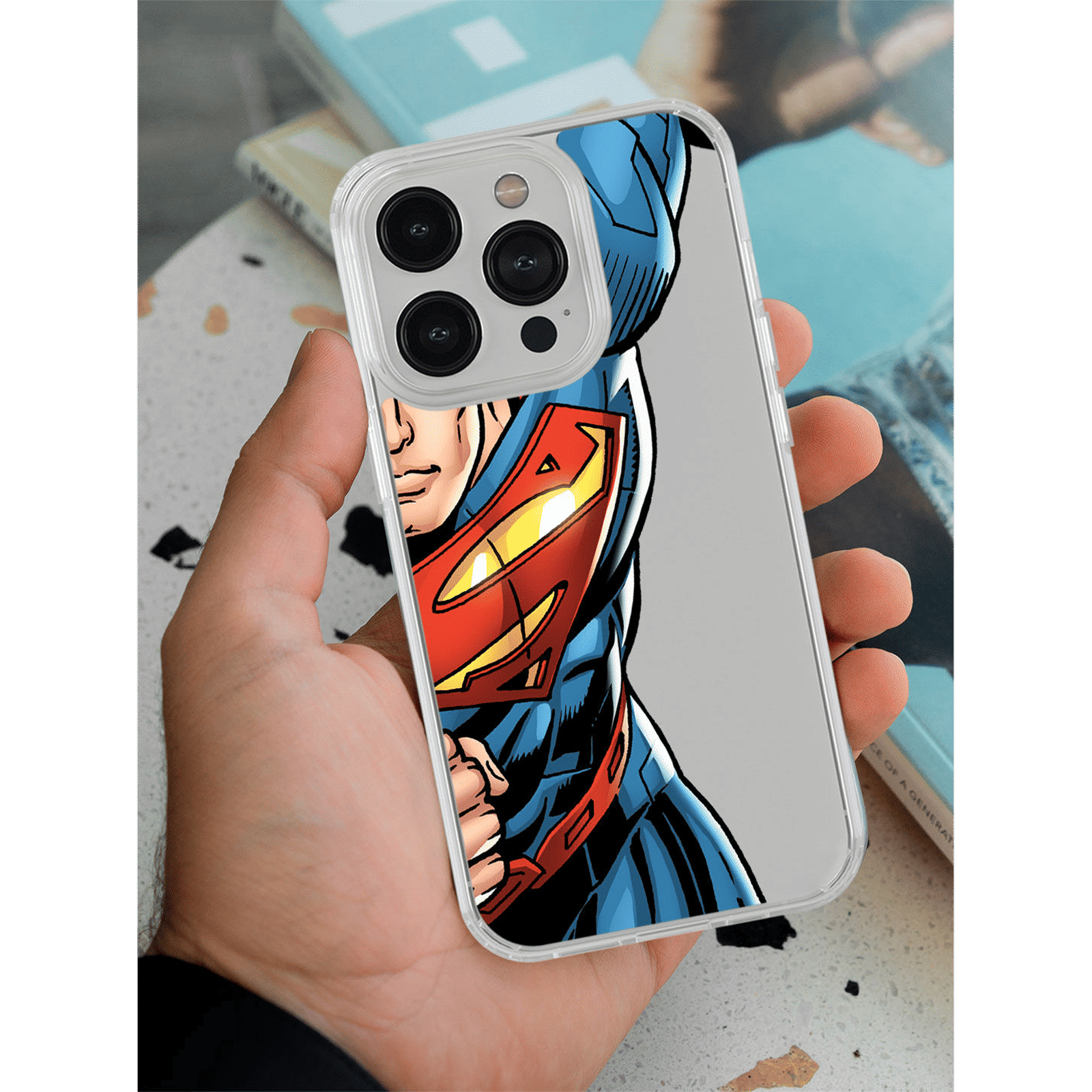 Macmerise Speed It Like Superman Silicone Back Cover for Apple iPhone 14 Pro Max (Supports Wireless Charging, Multi Color) Macmerise Speed It Like Superman Silicone Back Cover for Apple iPhone 14 Pro Max (Supports Wireless Charging, Multi Color)_4
