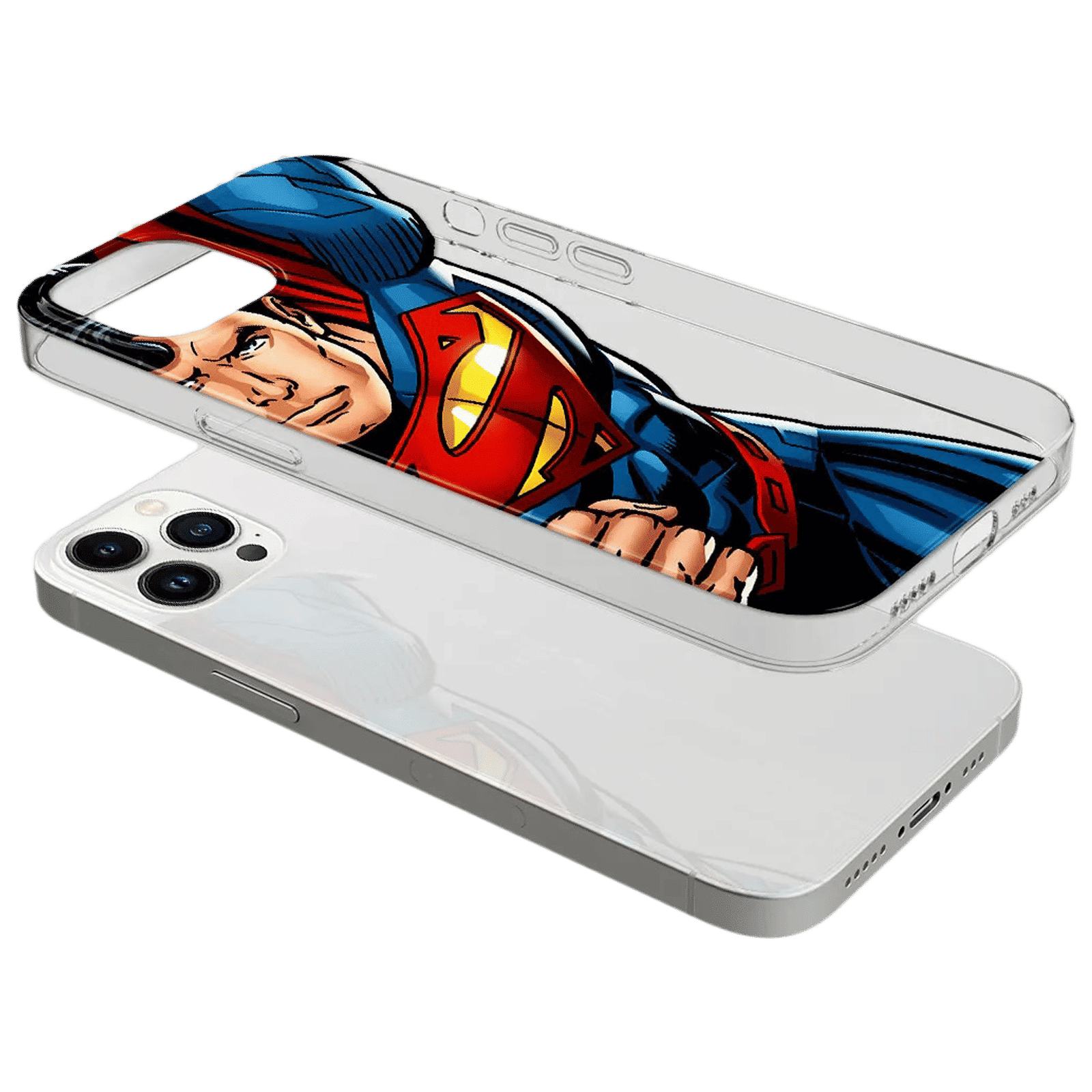 Macmerise Speed It Like Superman Silicone Back Cover for Apple iPhone 14 Pro (Supports Wireless Charging, Multi Color)_10