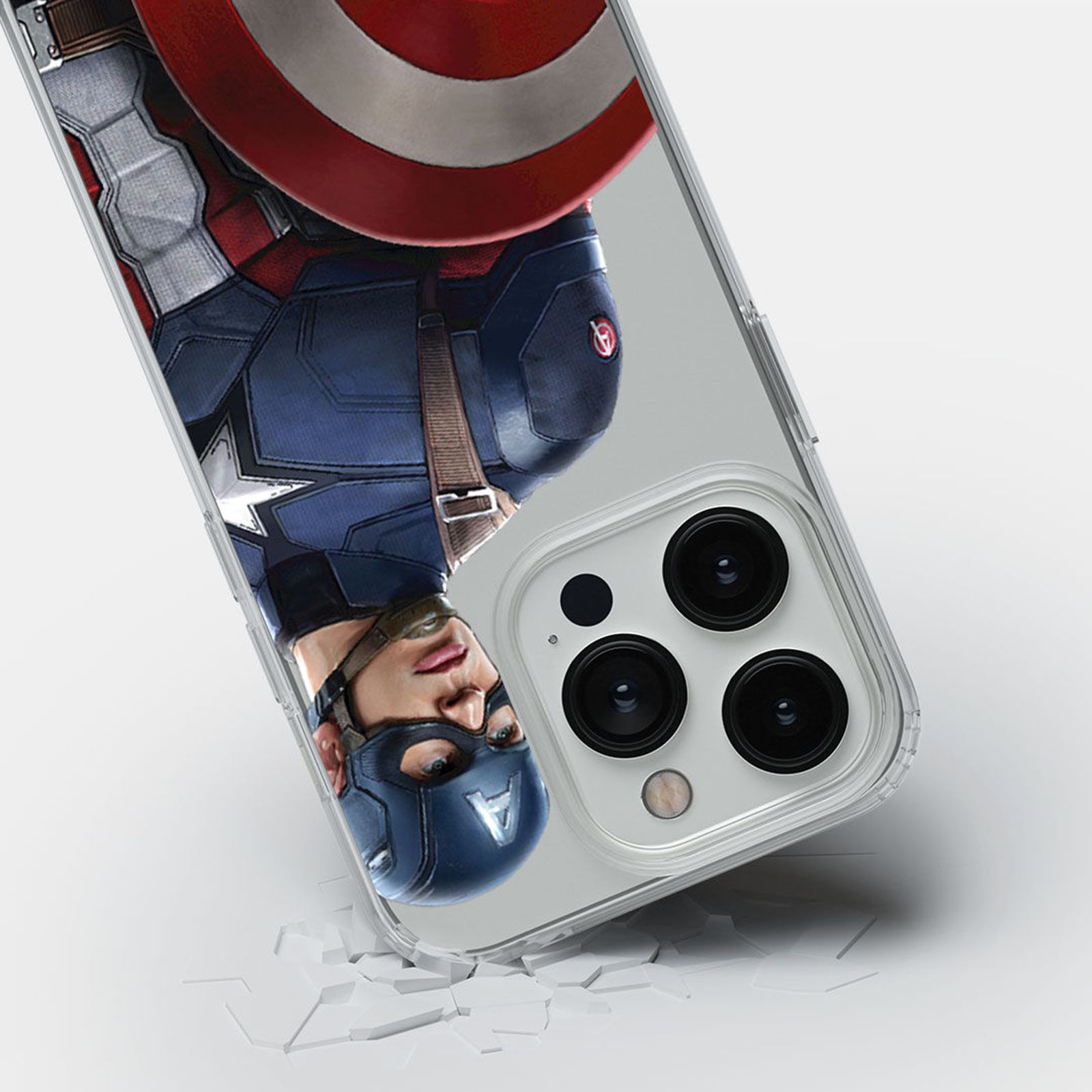 Macmerise Team Blue Captain Silicone Back Cover for Apple iPhone 14 Pro Max (Supports Wireless Charging, Multi Color)_7