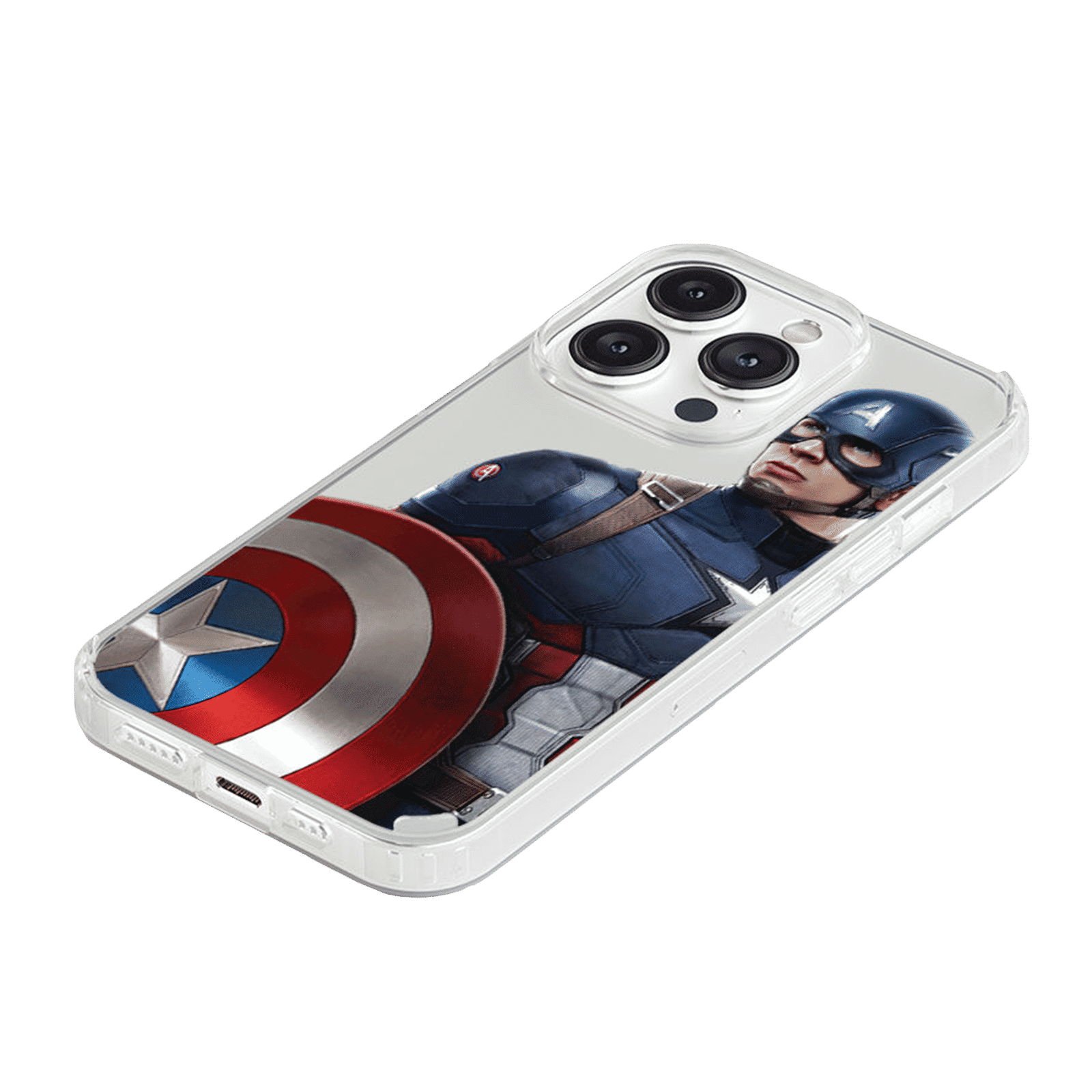 Macmerise Team Blue Captain Silicone Back Cover for Apple iPhone 14 Pro Max (Supports Wireless Charging, Multi Color)_8