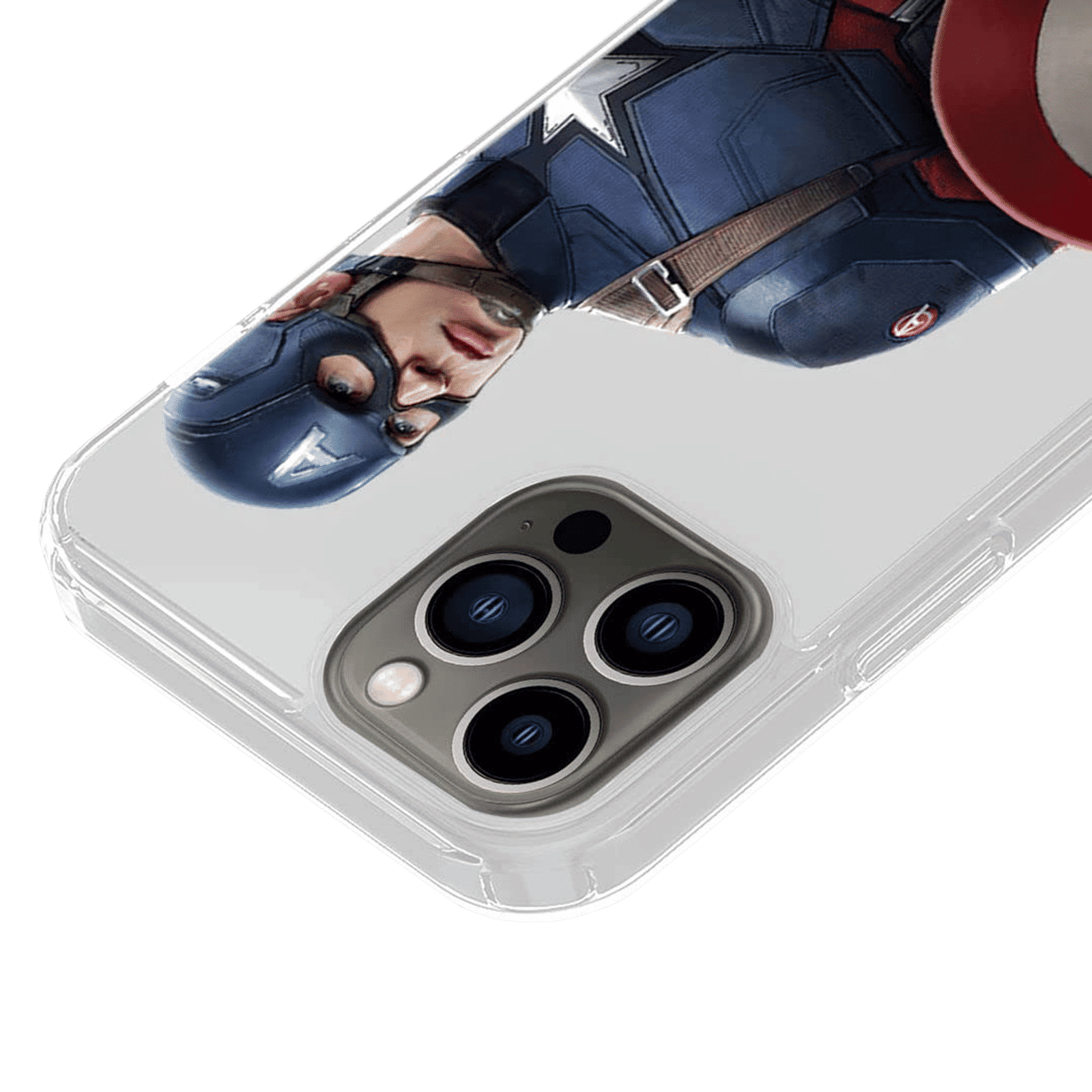 Macmerise Team Blue Captain Silicone Back Cover for Apple iPhone 14 Pro Max (Supports Wireless Charging, Multi Color)_10