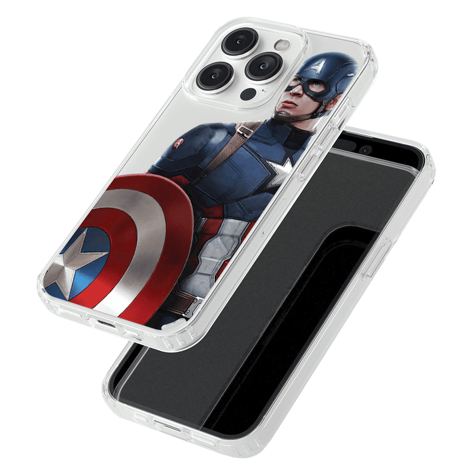 Macmerise Team Blue Captain Silicone Back Cover for Apple iPhone 14 Pro Max (Supports Wireless Charging, Multi Color)_5