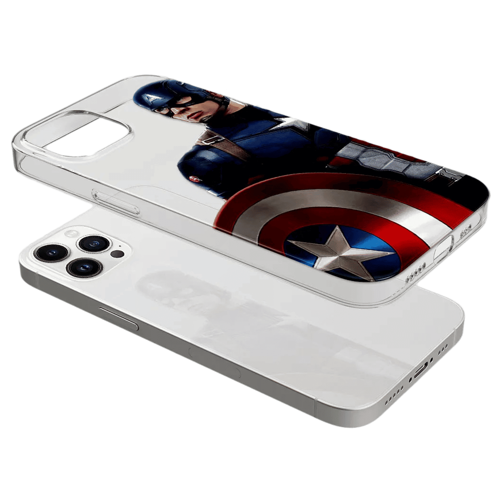 Macmerise Team Blue Captain Silicone Back Cover for Apple iPhone 14 Pro (Supports Wireless Charging, Multi Color)_10