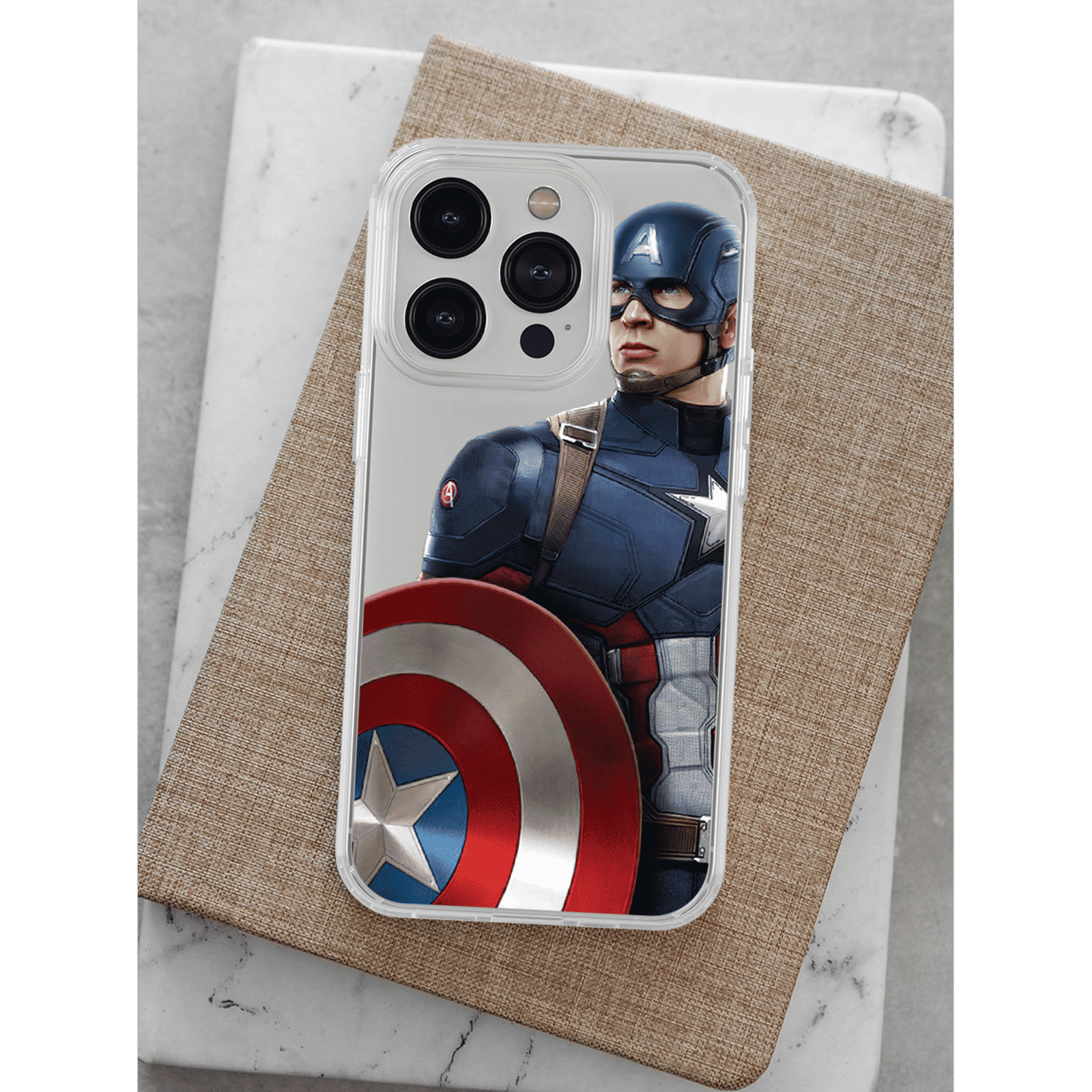 Macmerise Team Blue Captain Silicone Back Cover for Apple iPhone 14 Pro (Supports Wireless Charging, Multi Color)_4