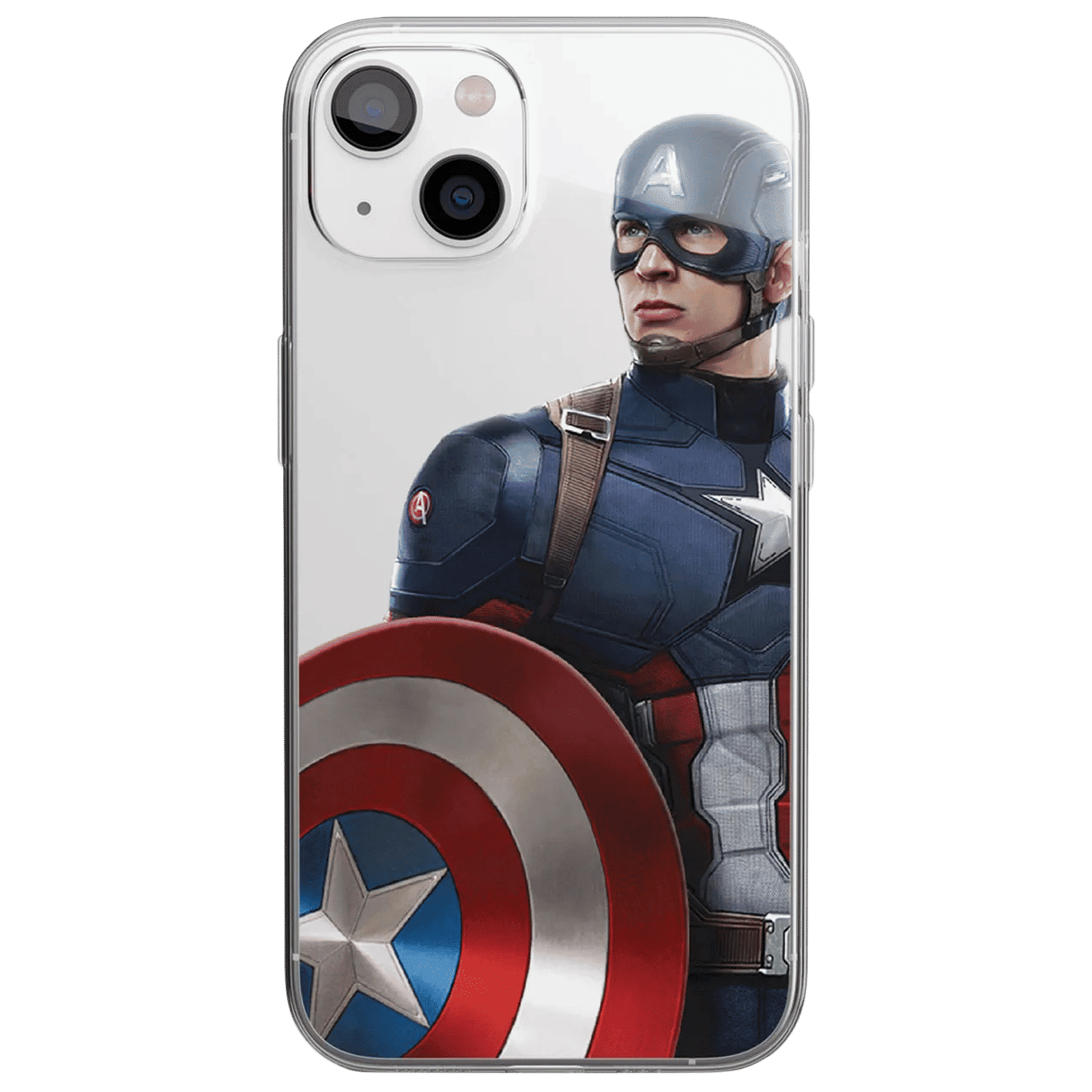 Macmerise Team Blue Captain Silicone Back Cover for Apple iPhone 14 (Supports Wireless Charging, Multi Color)_3