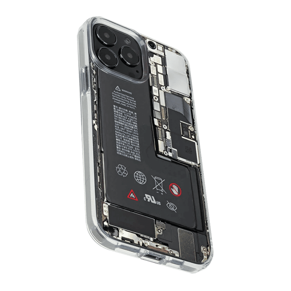 QUIX X-Ray Stylish Soft TPU Back Cover for Apple iPhone 14 (Supports Wireless Charging, Multi Color)_3