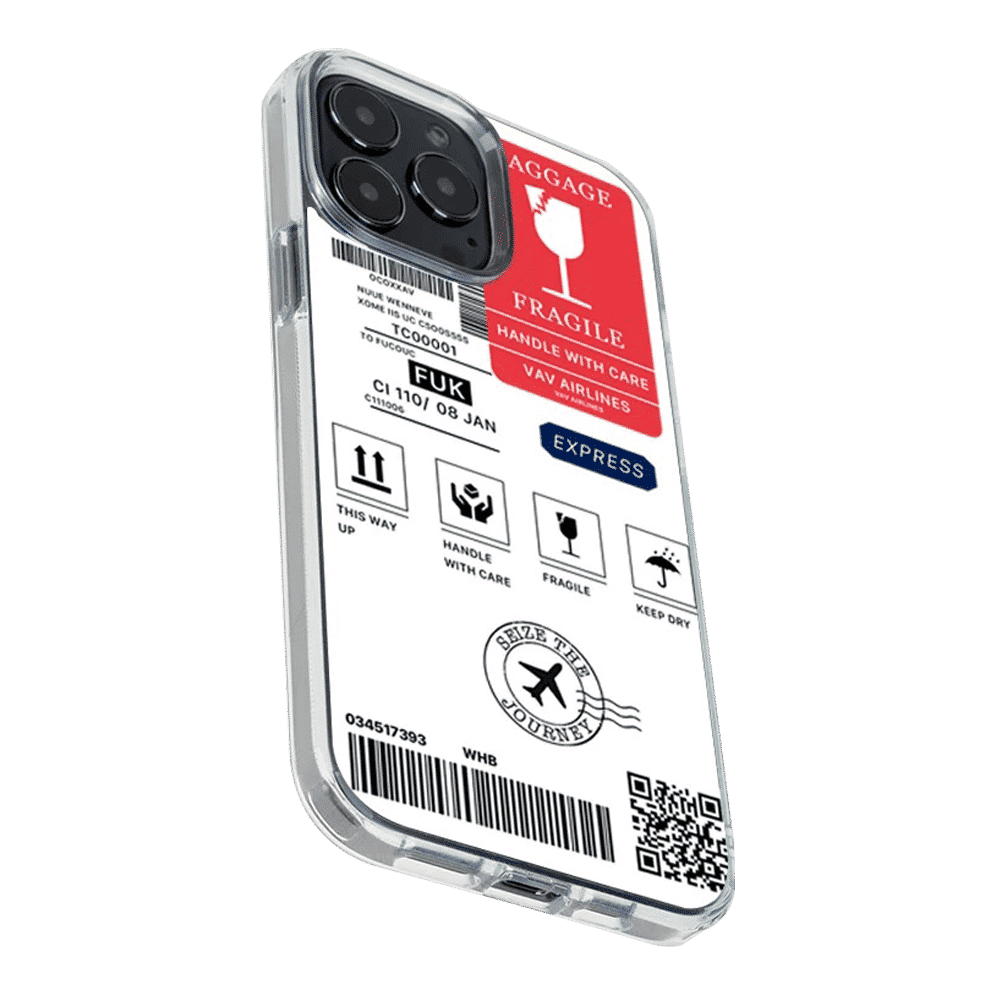 QUIX Fragile Sticker Soft TPU Back Cover for Apple iPhone 14 (Supports Wireless Charging, Multi Color) QUIX Fragile Sticker Soft TPU Back Cover for Apple iPhone 14 (Supports Wireless Charging, Multi Color)_3