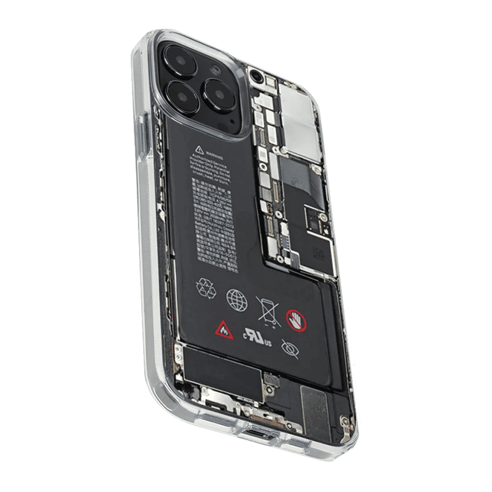 QUIX X-Ray Stylish Soft TPU Back Cover for Apple iPhone 14 Pro (Supports Wireless Charging, Multi Color)_3