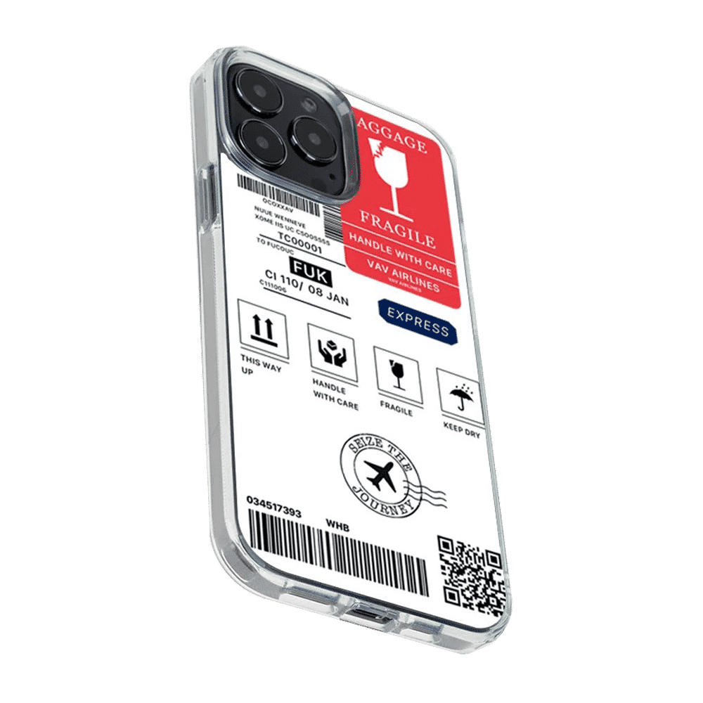 QUIX Fragile Sticker Soft TPU Back Cover for Apple iPhone 14 Pro (Supports Wireless Charging, Multi Color) QUIX Fragile Sticker Soft TPU Back Cover for Apple iPhone 14 Pro (Supports Wireless Charging, Multi Color)_3