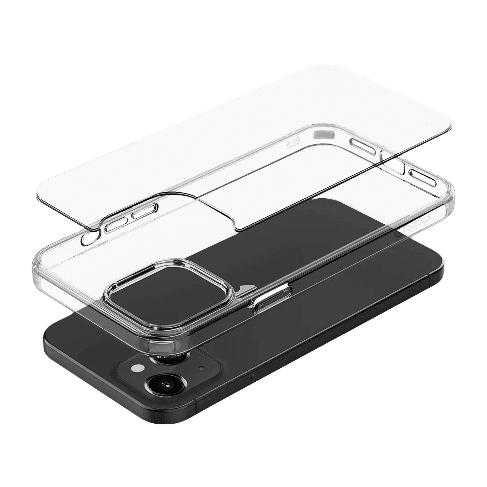 GRIPP GR-IP14-CLR Hard Polycarbonate & TPU Back Cover for Apple iPhone 14 (Drop Hybrid Protection, Clear)_4