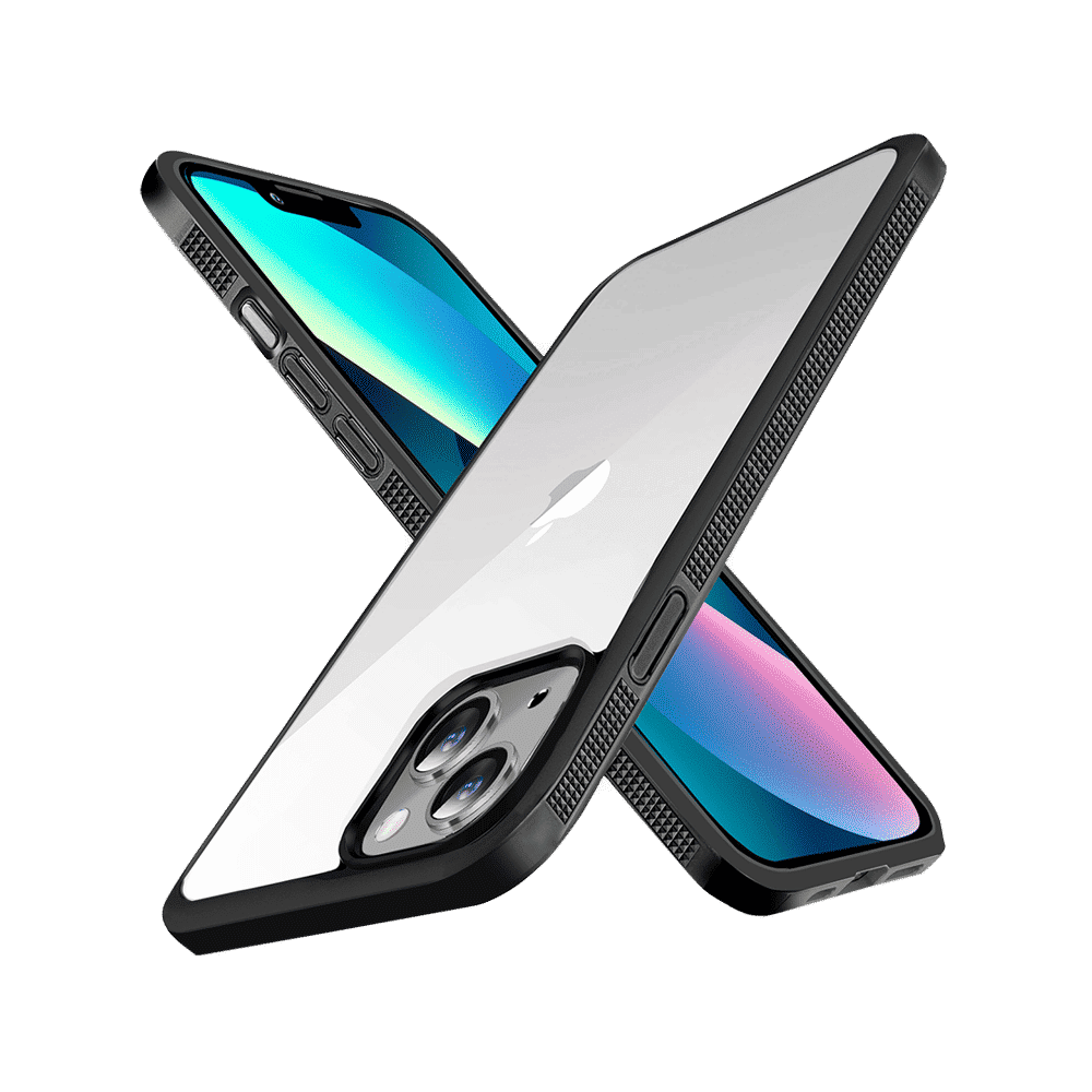 GRIPP Stark Hard Polycarbonate & TPU Back Cover for Apple iPhone 14 (Drop Protection, Black)_5