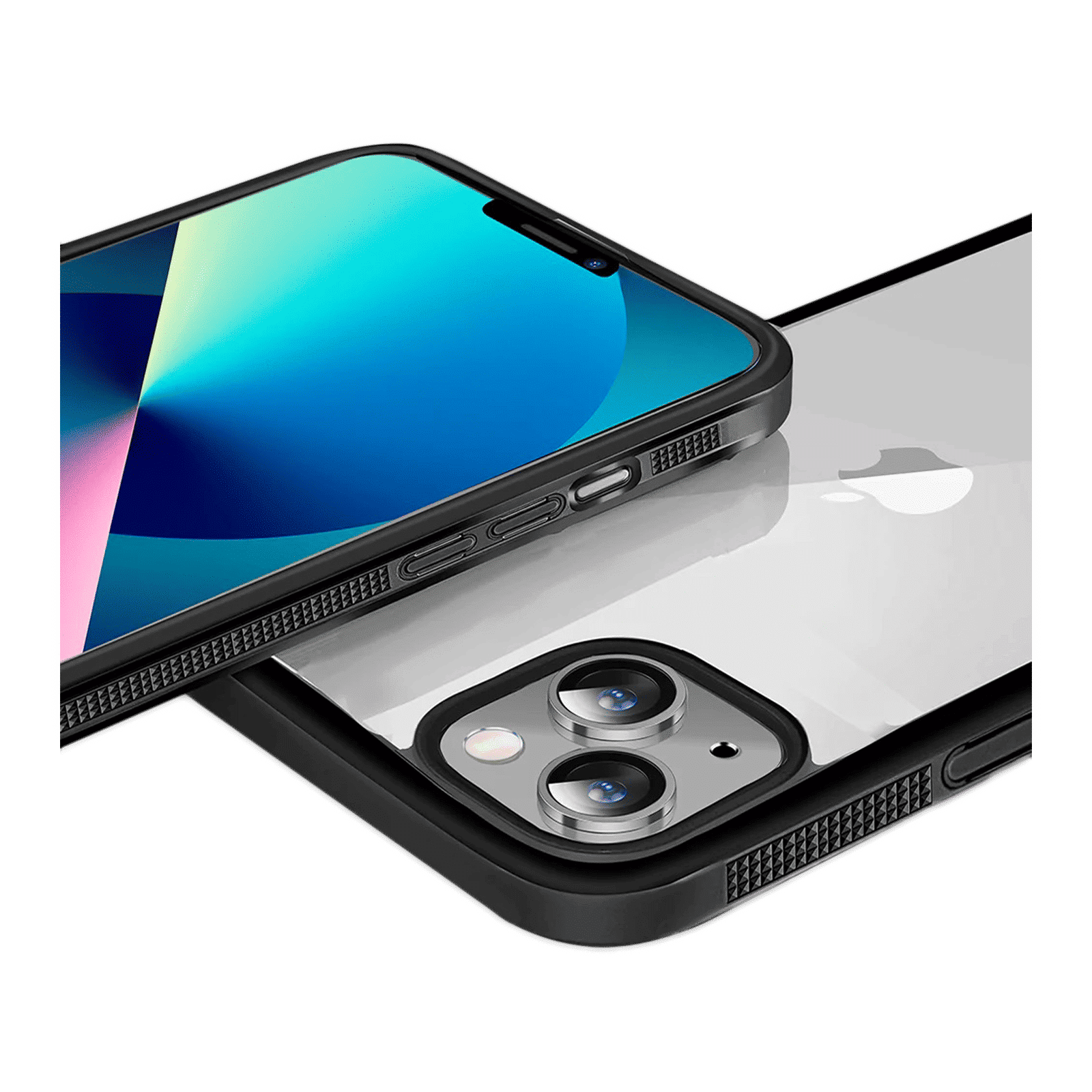 GRIPP Stark Hard Polycarbonate & TPU Back Cover for Apple iPhone 14 (Drop Protection, Black)_8