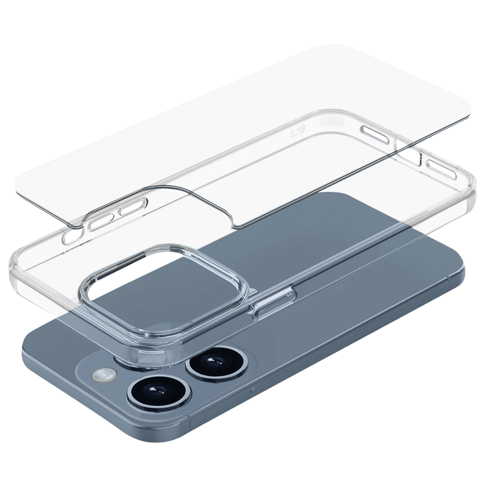 GRIPP Hard Polycarbonate & TPU Back Cover for Apple iPhone 14 Pro Max (Drop Hybrid Protection, Transparent)_4