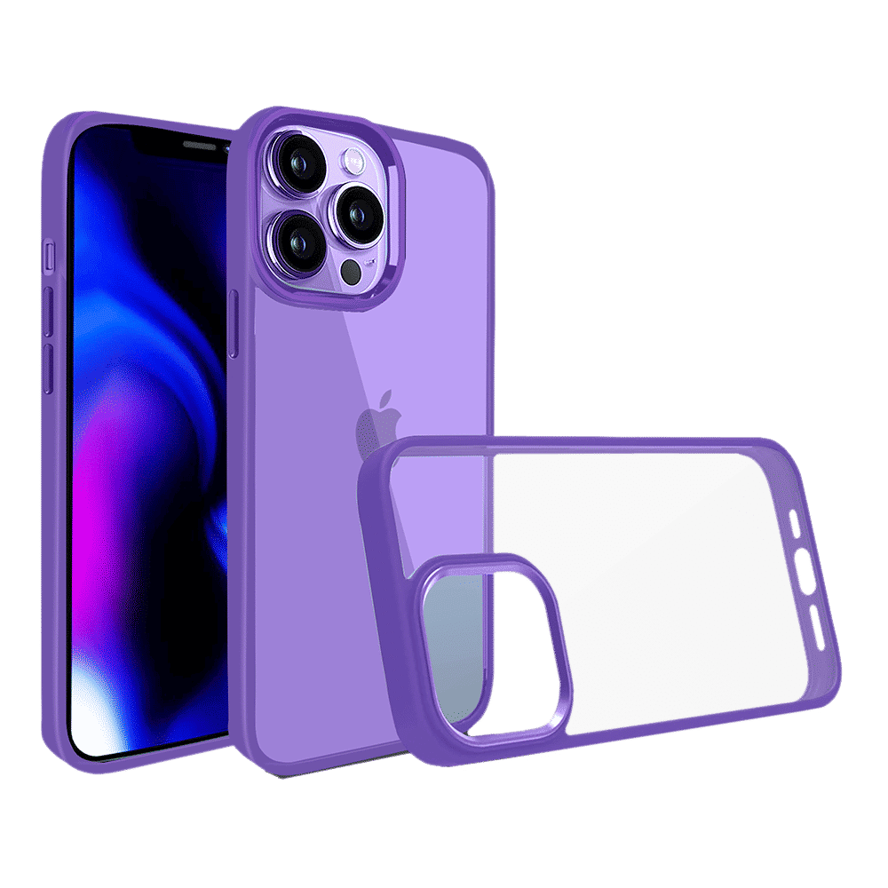 GRIPP Clarion Hard & Soft Polycarbonate & Silicon Back Cover for Apple iPhone 14 Plus (Supports Wireless Charging, Purple)_5