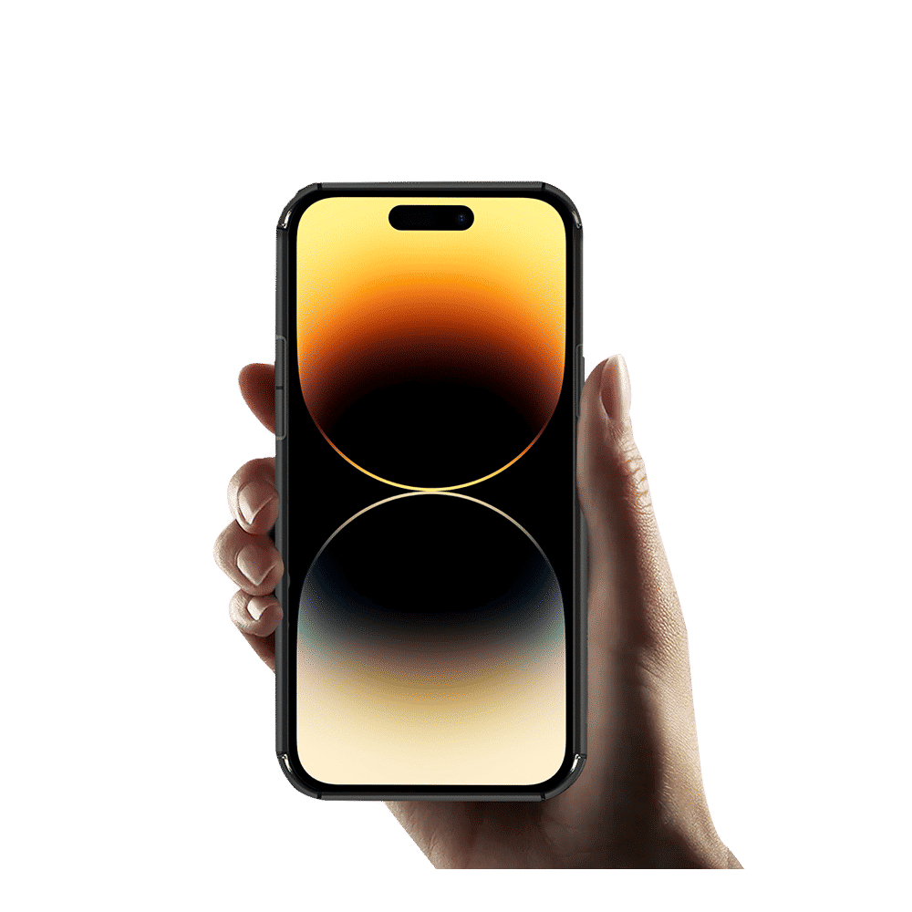 Gripp Defender Hard Polycarbonate & TPU Back Cover for Apple iPhone 13 Plus (Supports Wireless Charging, Black)_4